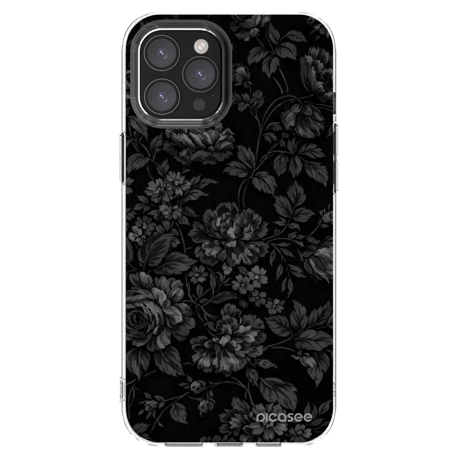 Silikonový průhledný obal pro Apple iPhone 12 Pro Max - Dark Romance