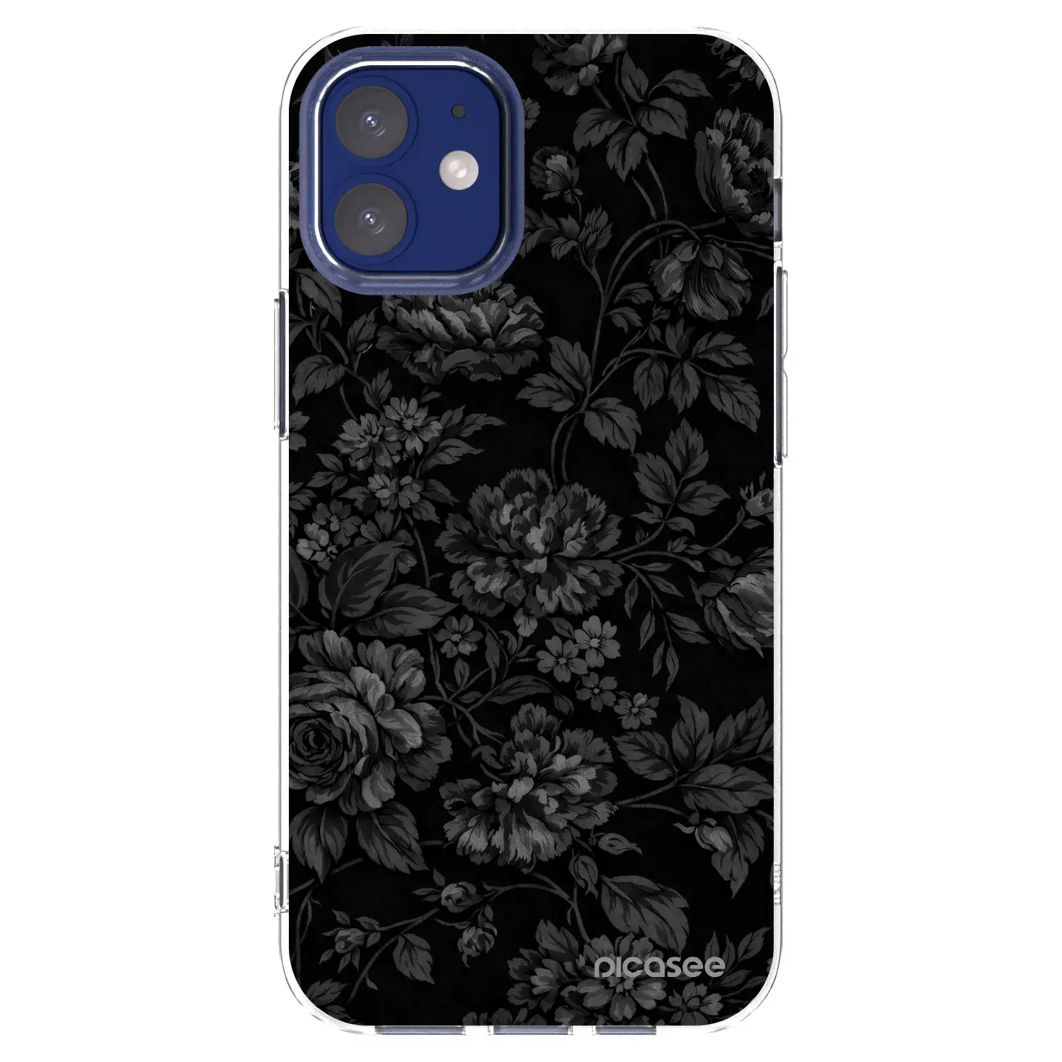 Silikonový průhledný obal pro Apple iPhone 12 mini - Dark Romance