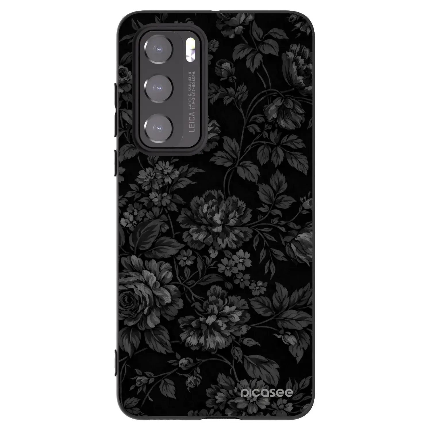 Silikonový černý obal pro Huawei P40 - Dark Romance