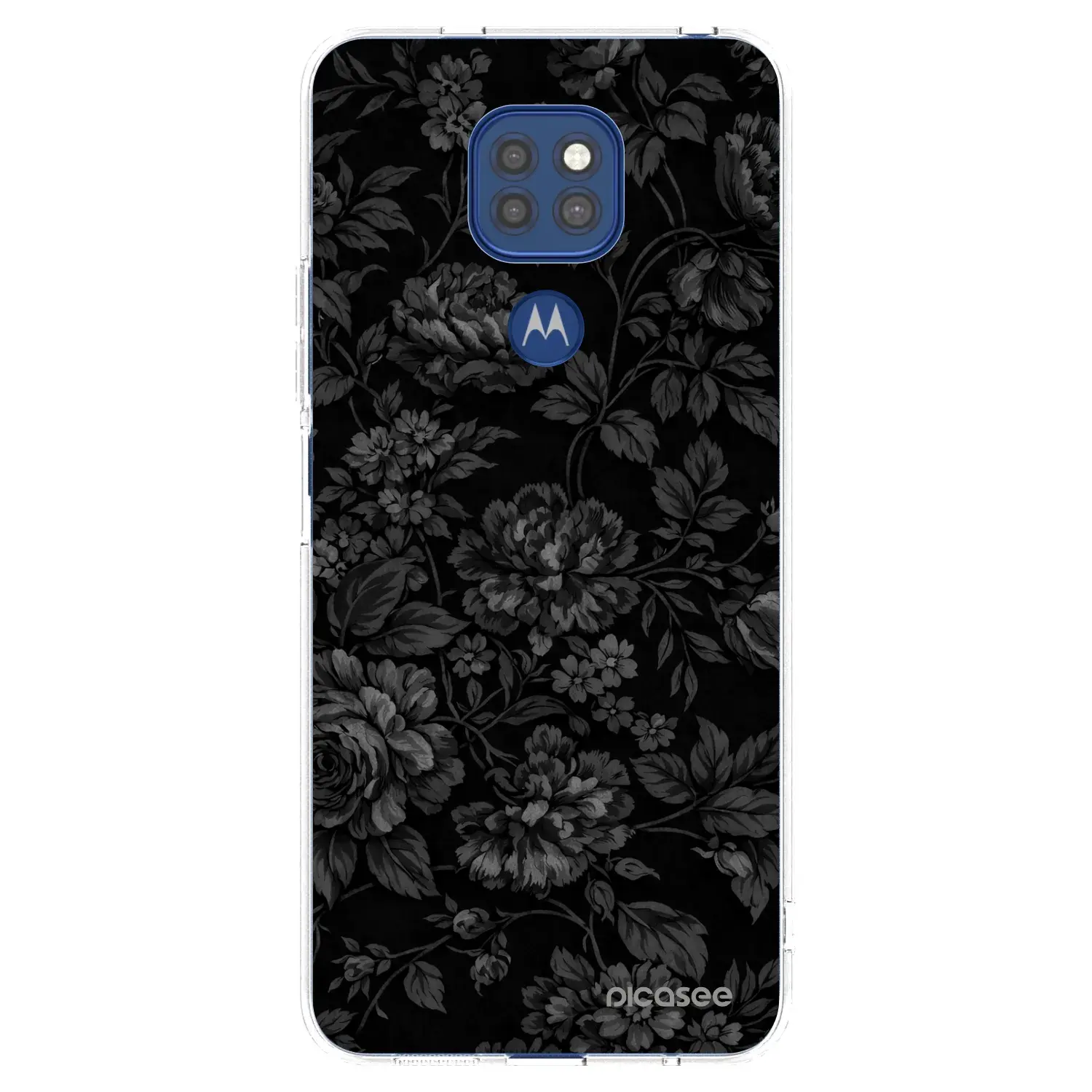 Silikonový průhledný obal pro Motorola Moto G9 Play - Dark Romance