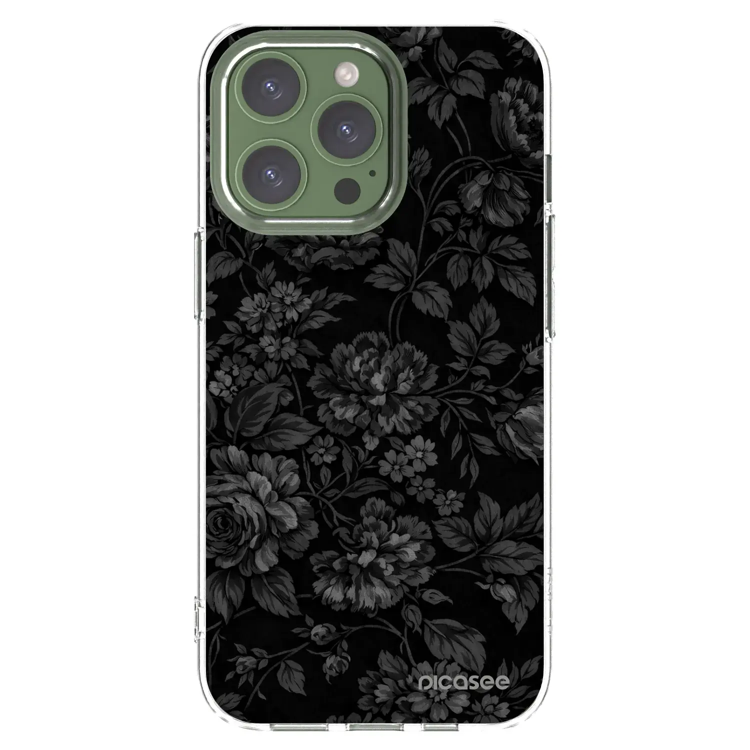 Silikonový průhledný obal pro Apple iPhone 13 Pro - Dark Romance