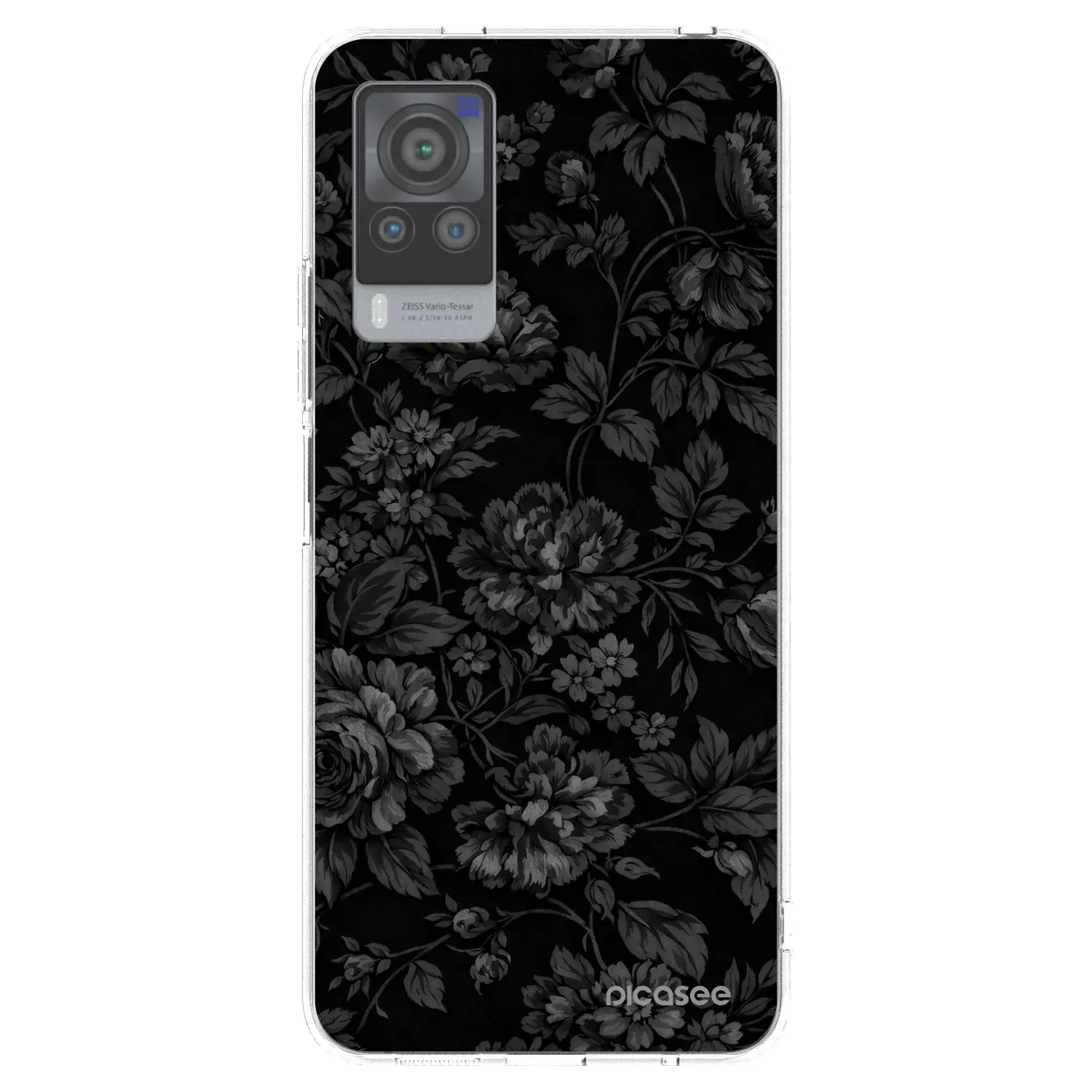 Silikonový průhledný obal pro Vivo X60 Pro 5G - Dark Romance
