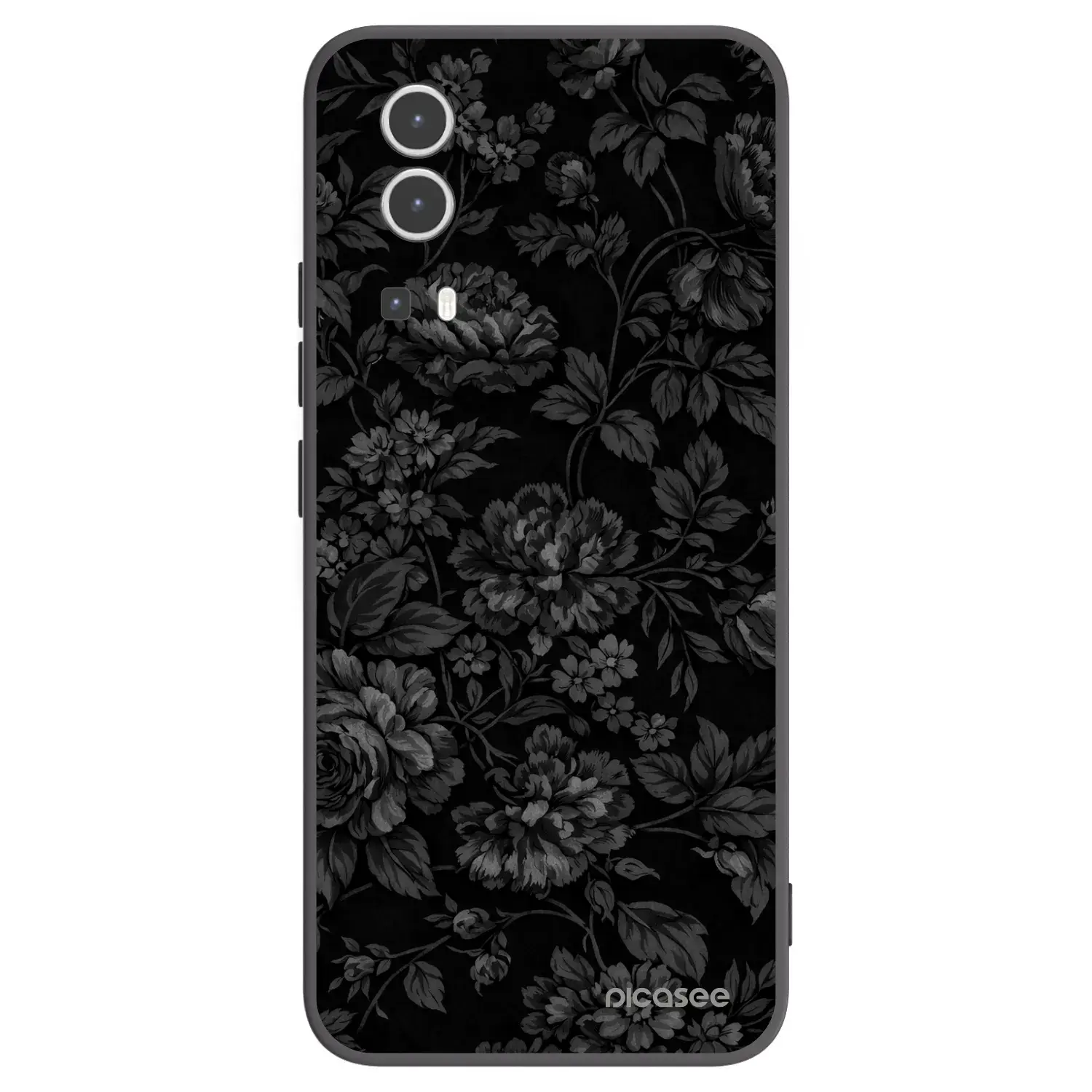 Silikonový černý obal pro Vivo Y72 5G - Dark Romance