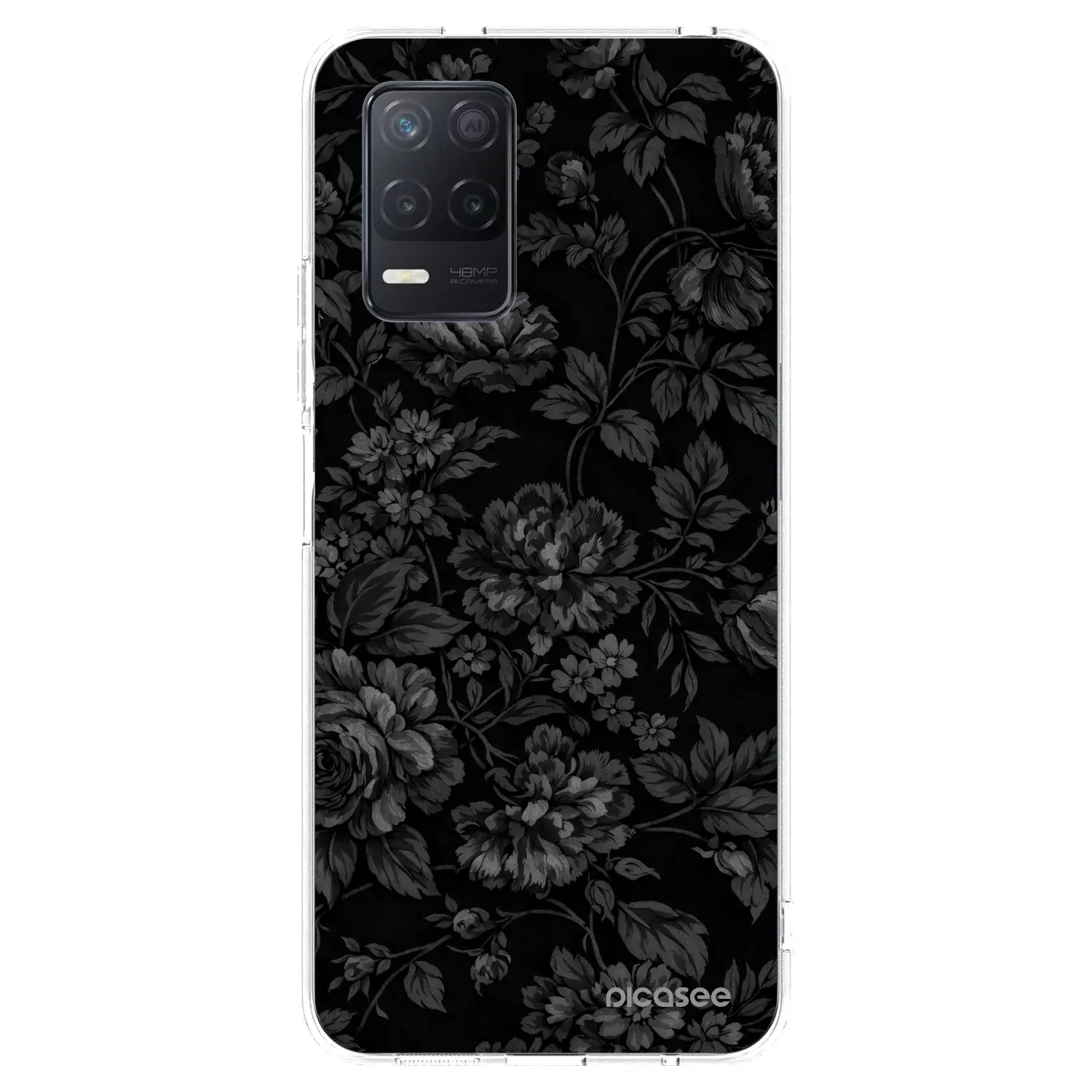 Silikonový průhledný obal pro Realme 8 5G - Dark Romance