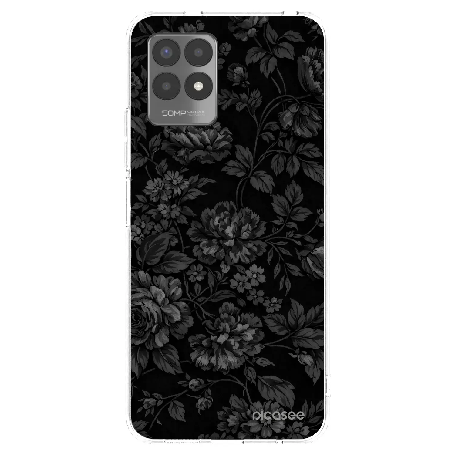 Silikonový průhledný obal pro Realme 8i - Dark Romance