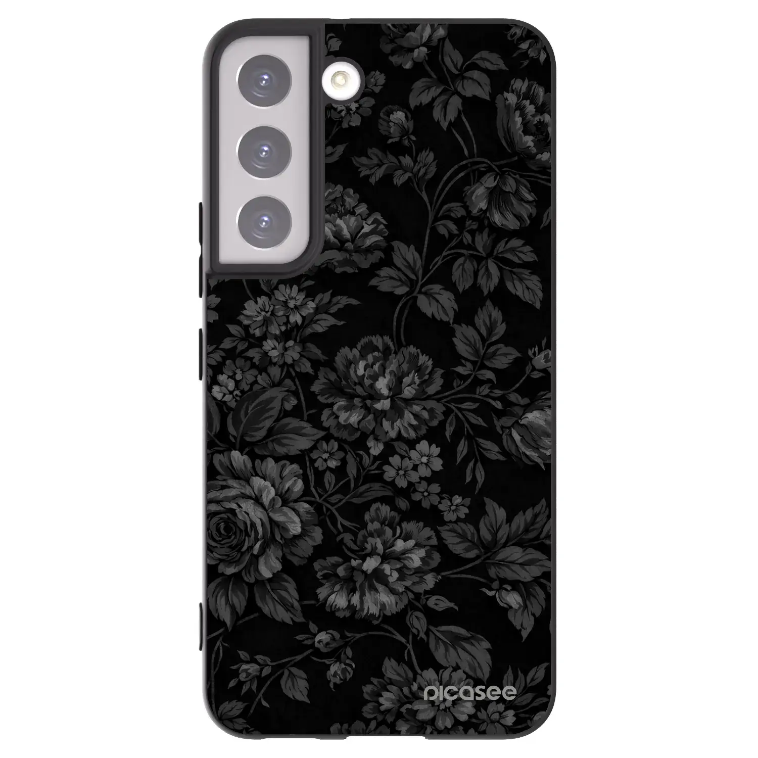 Silikonový černý obal pro Samsung Galaxy S22 5G - Dark Romance