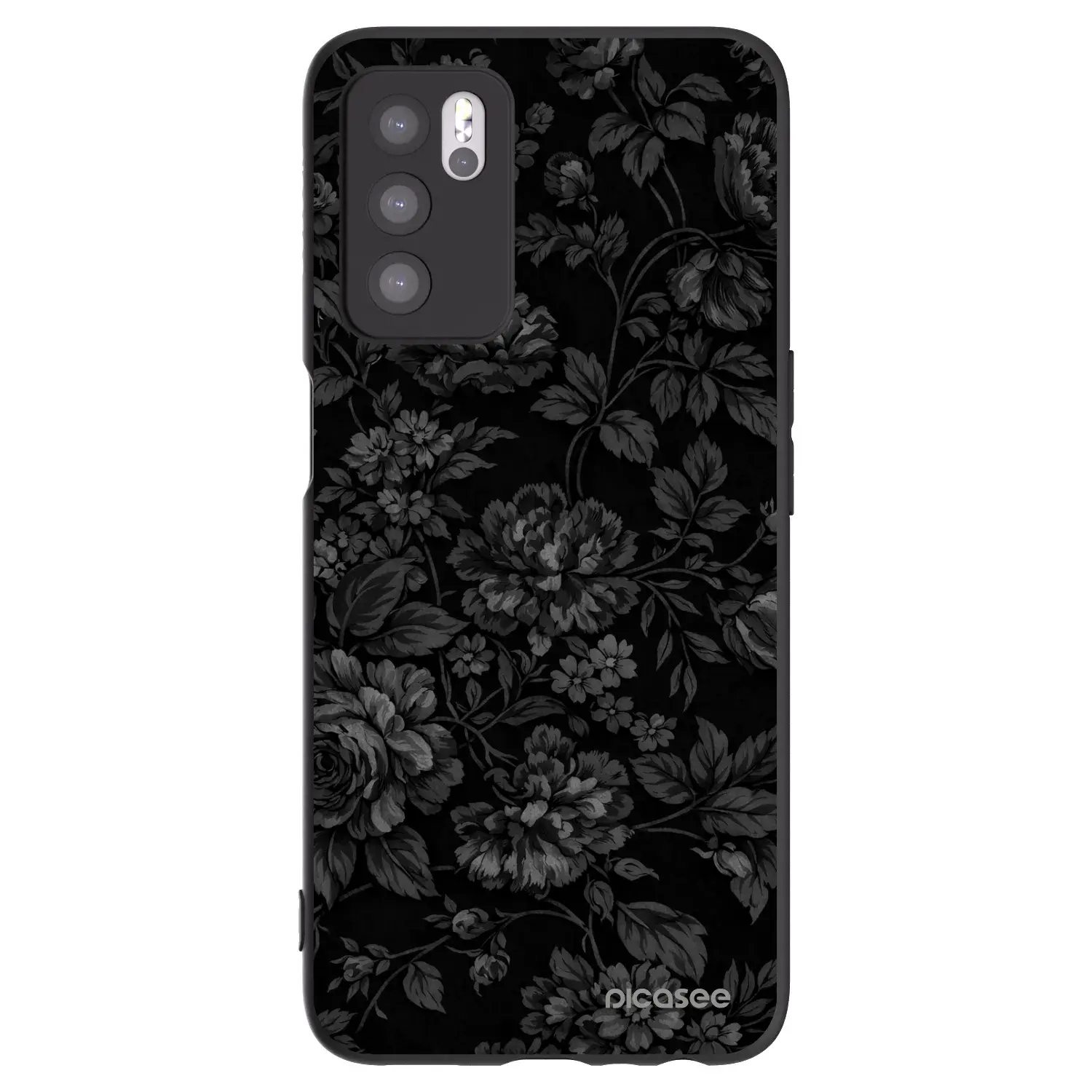 Silikonový černý obal pro OPPO A16 - Dark Romance