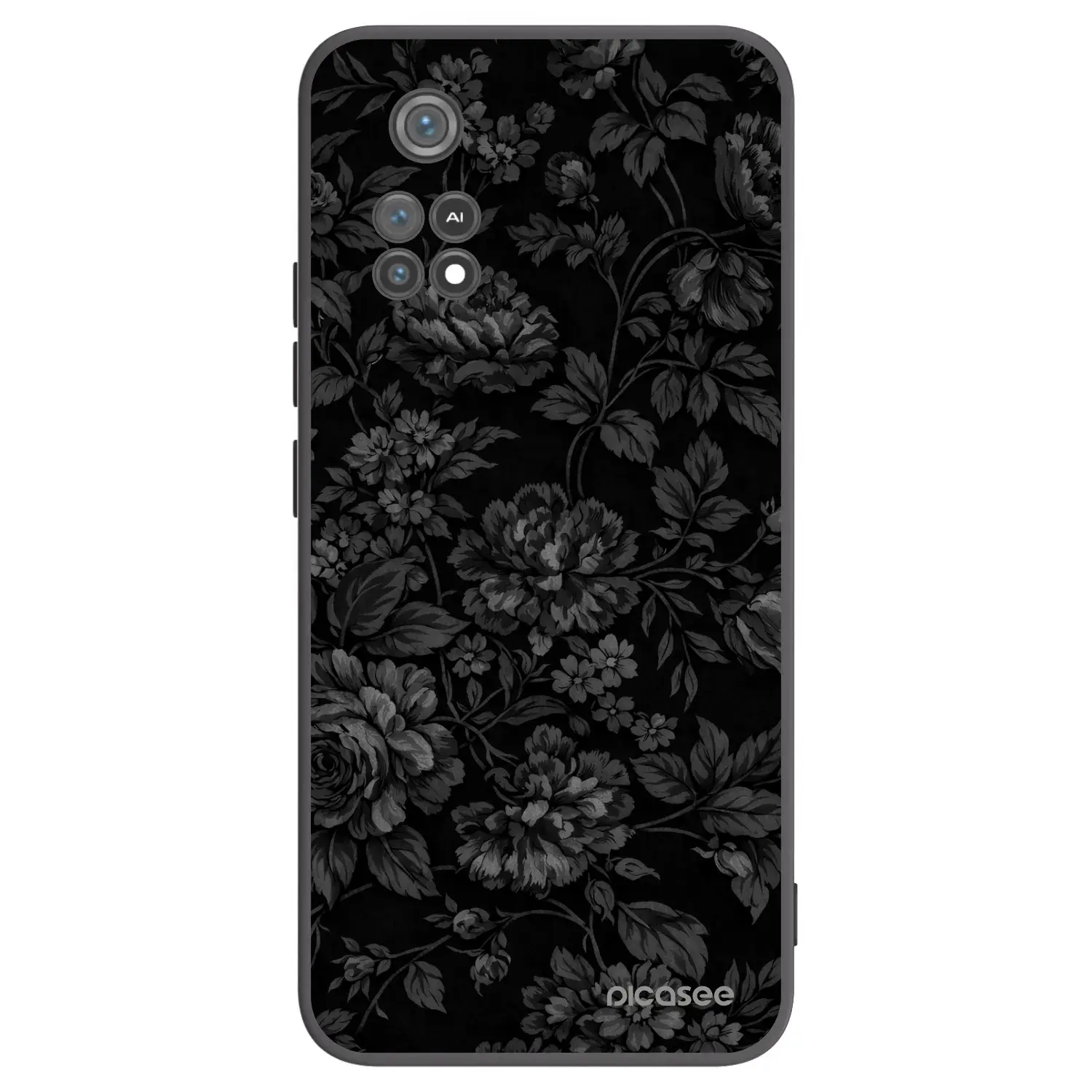 Silikonový černý obal pro Xiaomi Poco M4 Pro - Dark Romance