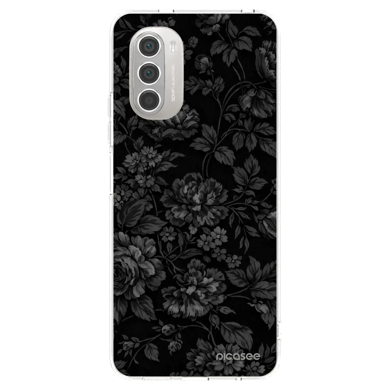Silikonový průhledný obal pro Motorola Moto G51 - Dark Romance