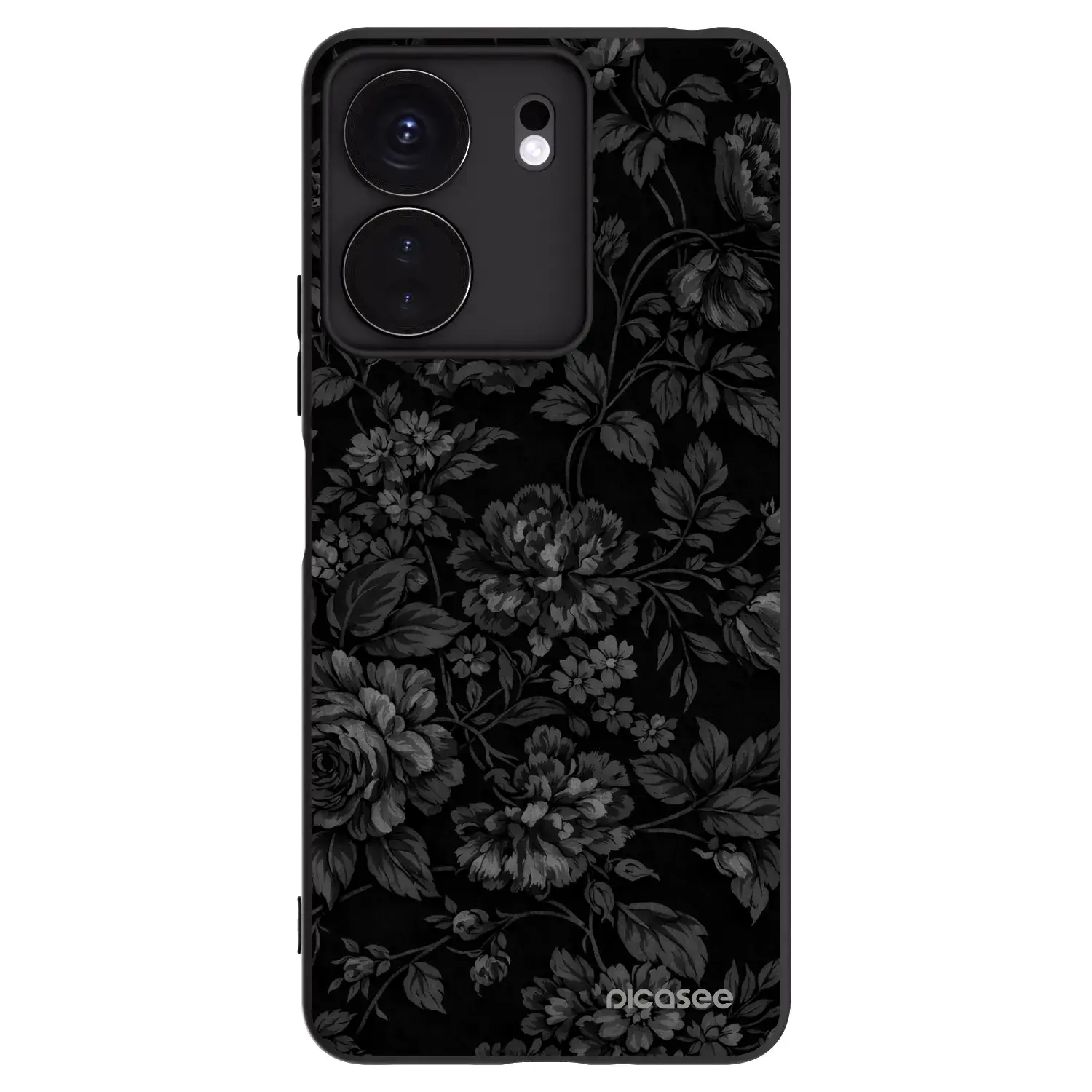 Silikonový černý obal pro Xiaomi Redmi 13C 4G - Dark Romance