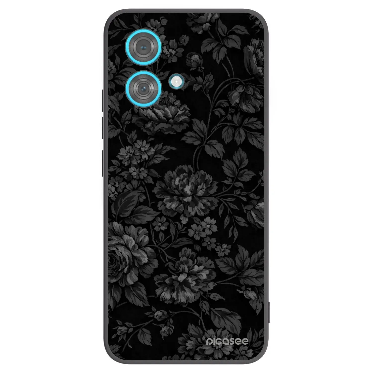Silikonový černý obal pro Motorola Edge 40 Neo - Dark Romance