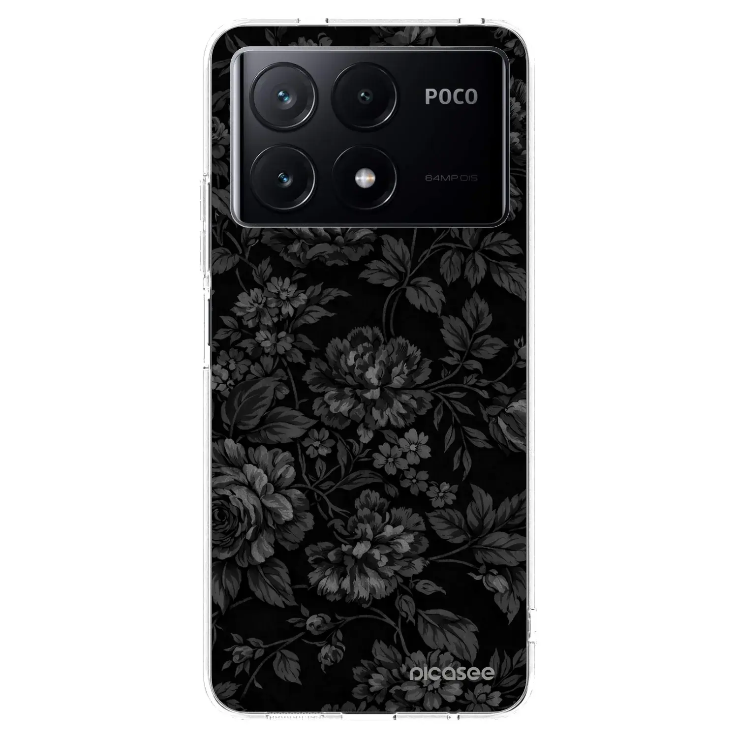 Silikonový průhledný obal pro Xiaomi Poco X6 Pro - Dark Romance