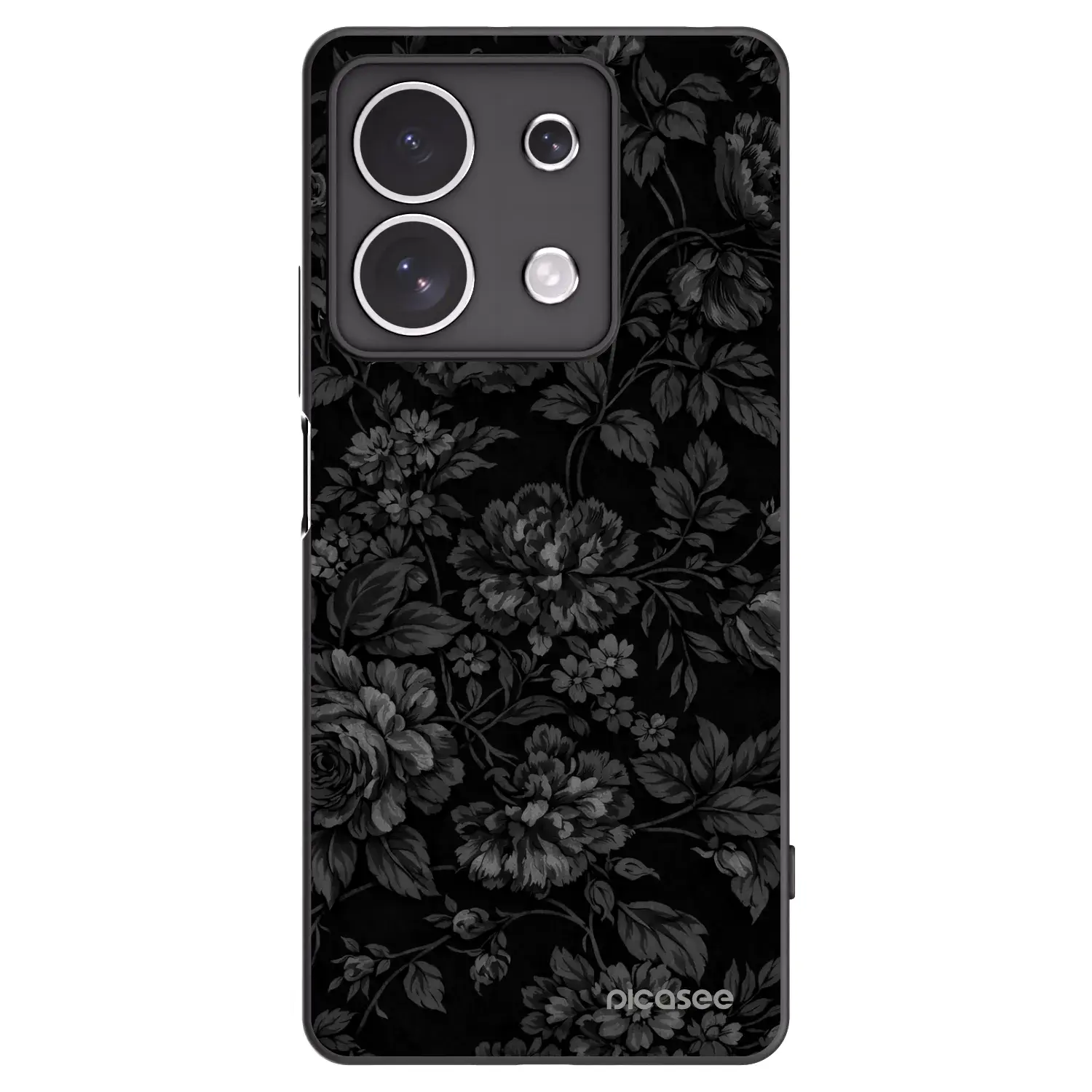 Silikonový černý obal pro Xiaomi Redmi Note 13 4G - Dark Romance