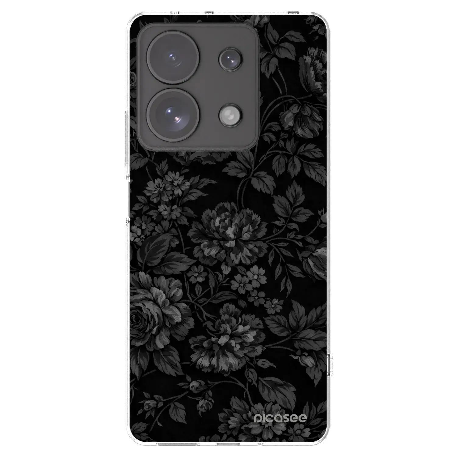 Silikonový průhledný obal pro Xiaomi Redmi Note 13 Pro 4G - Dark Romance
