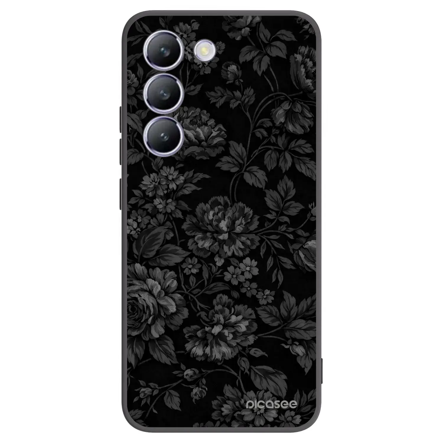 Silikonový černý obal pro Vivo V40 SE 5G - Dark Romance
