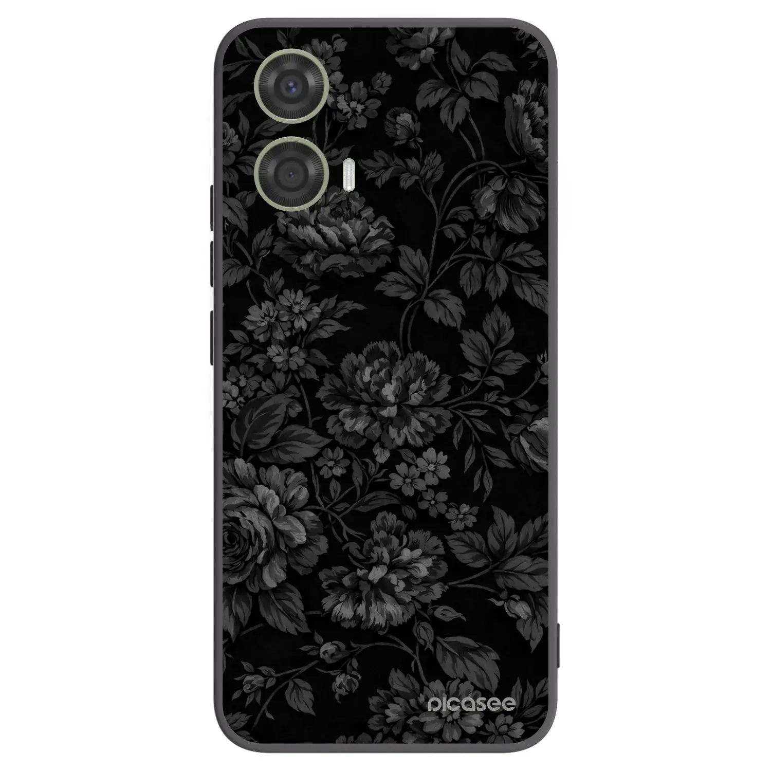 Silikonový černý obal pro Motorola Moto G24 - Dark Romance