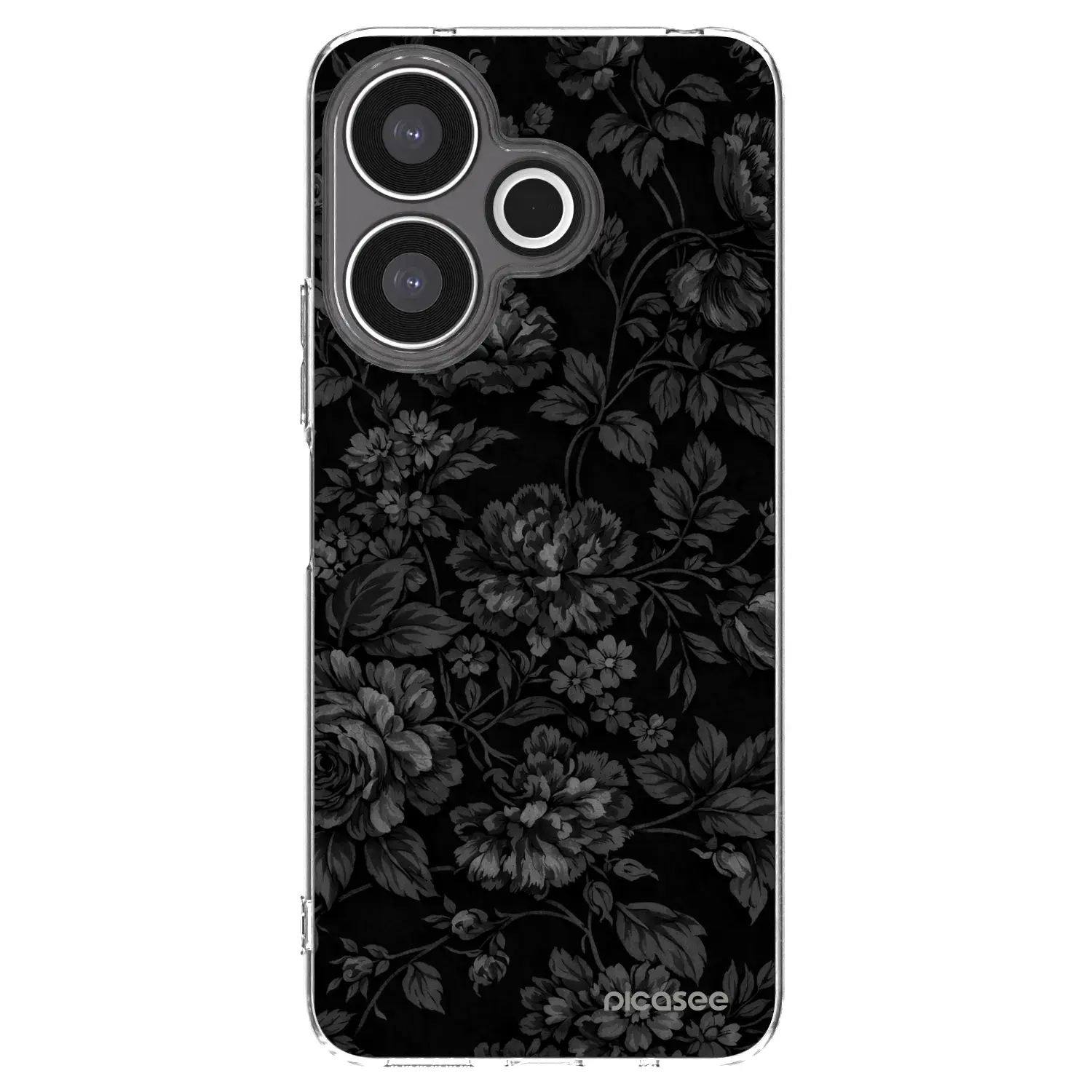 Silikonový průhledný obal pro Xiaomi Redmi 13 4G - Dark Romance
