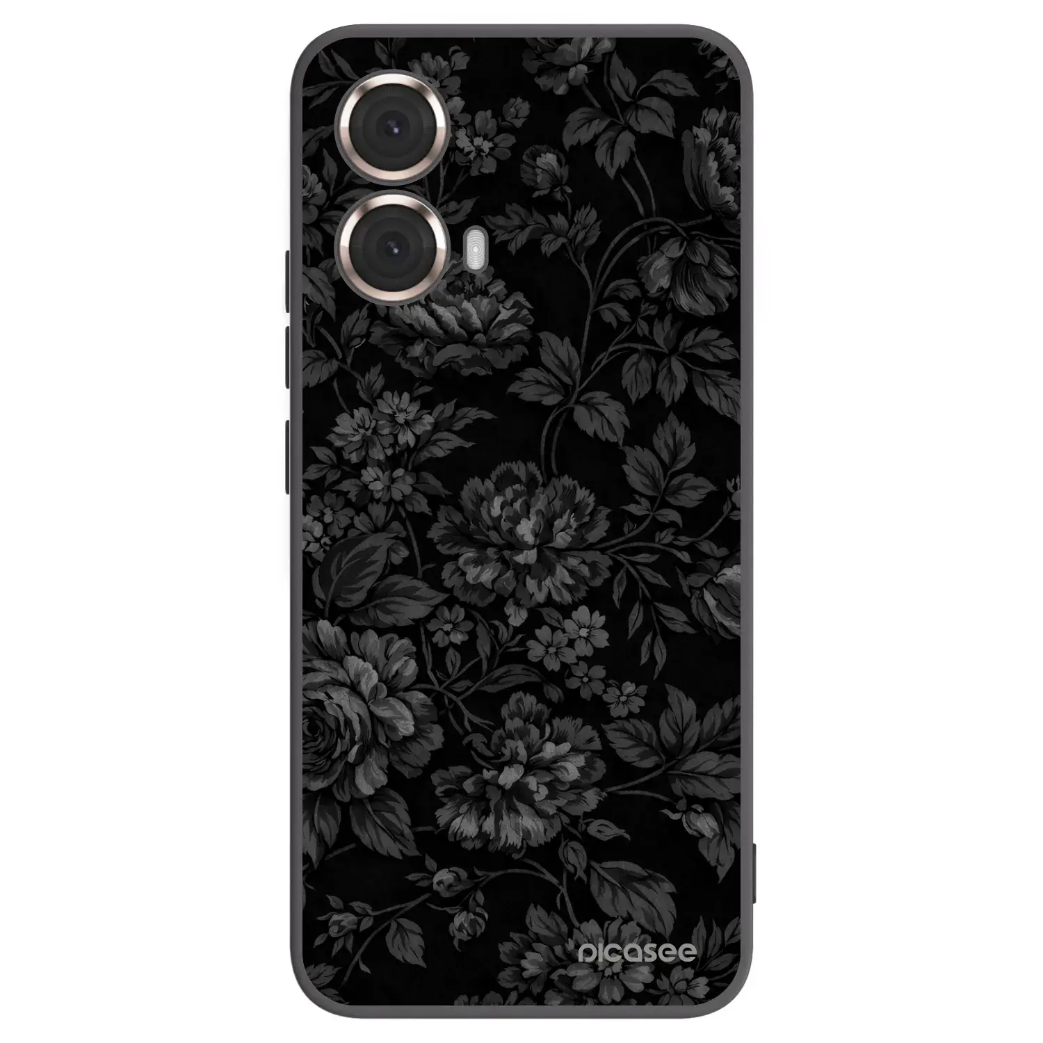 Silikonový černý obal pro Motorola Moto G85 - Dark Romance
