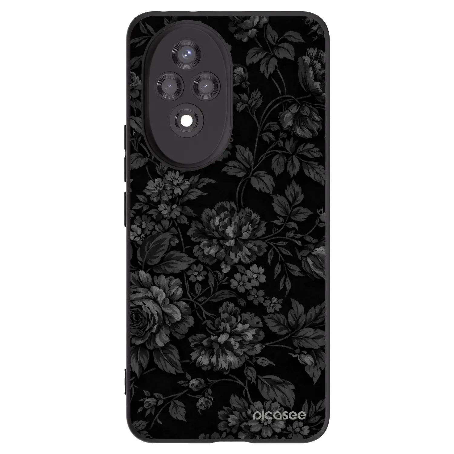 Silikonový černý obal pro Honor 200 Pro 5G - Dark Romance