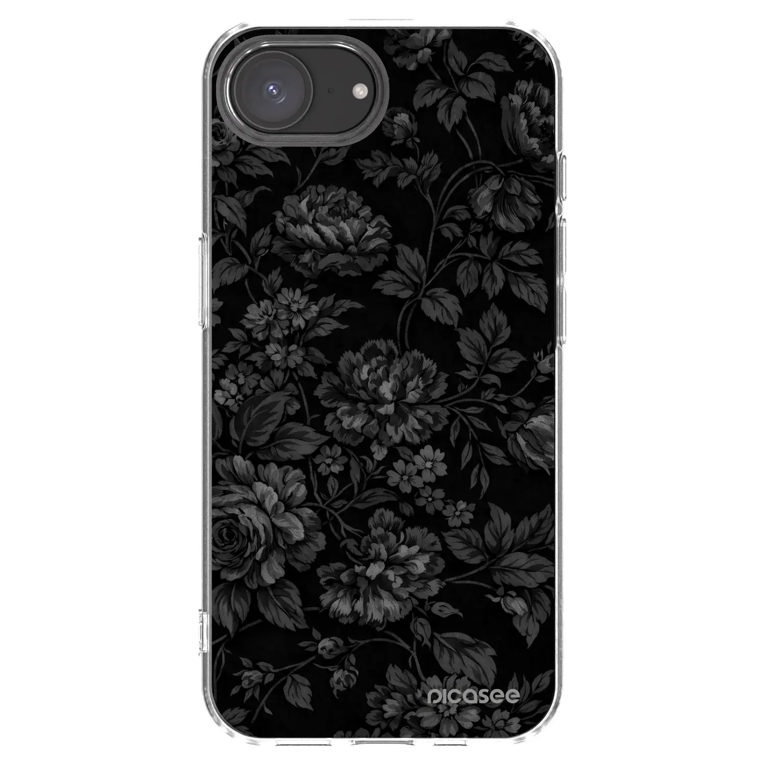 Silikonový průhledný obal pro Apple iPhone 16e - Dark Romance