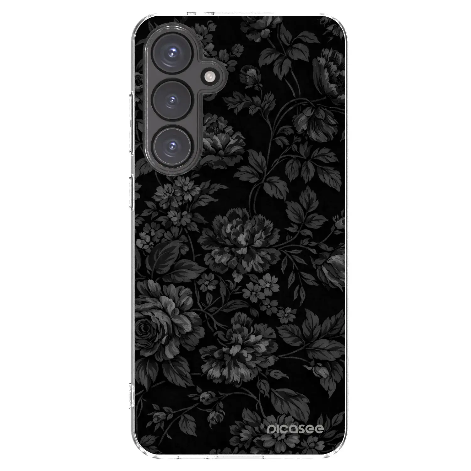 Silikonový průhledný obal pro Samsung Galaxy S24 FE S721B - Dark Romance