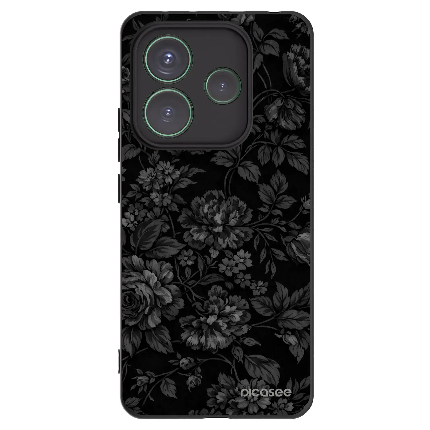 Silikonový černý obal pro Xiaomi Redmi Note 14 5G - Dark Romance