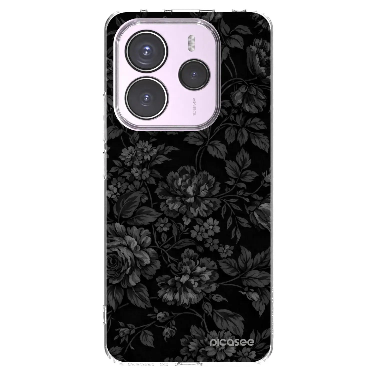 Silikonový průhledný obal pro Xiaomi Redmi Note 14 5G - Dark Romance
