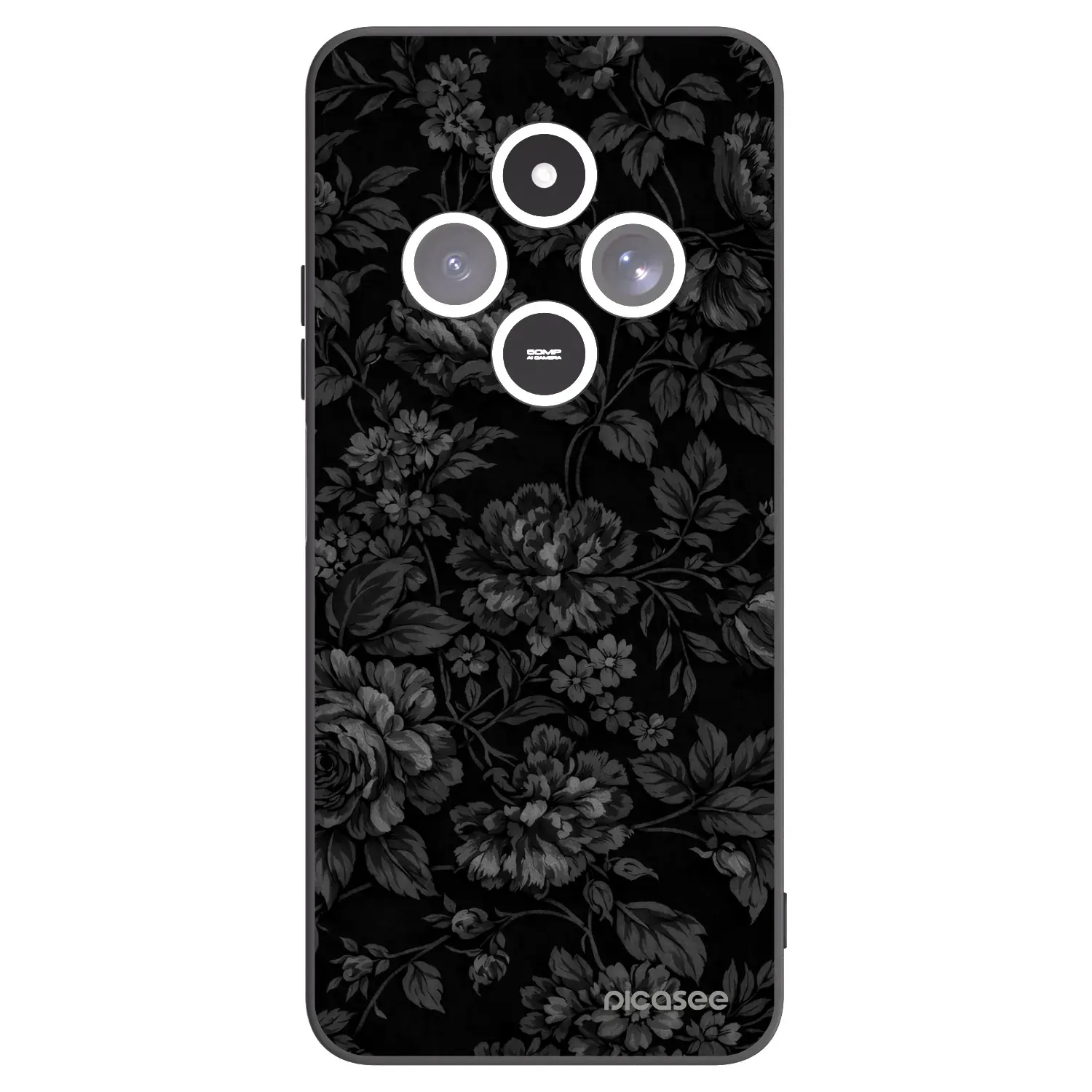 Silikonový černý obal pro Xiaomi Redmi 14C - Dark Romance