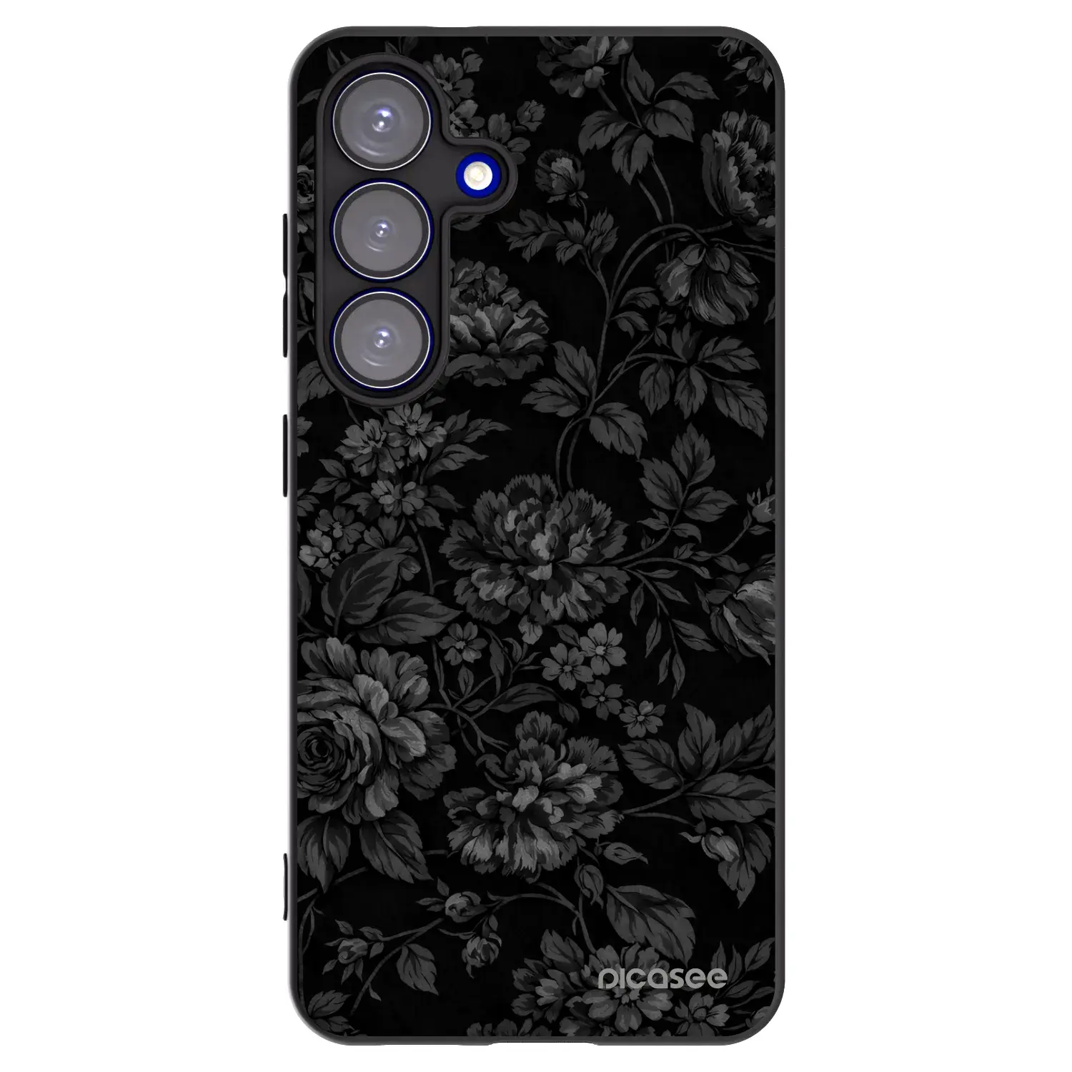 Silikonový černý obal pro Samsung Galaxy S25 5G - Dark Romance