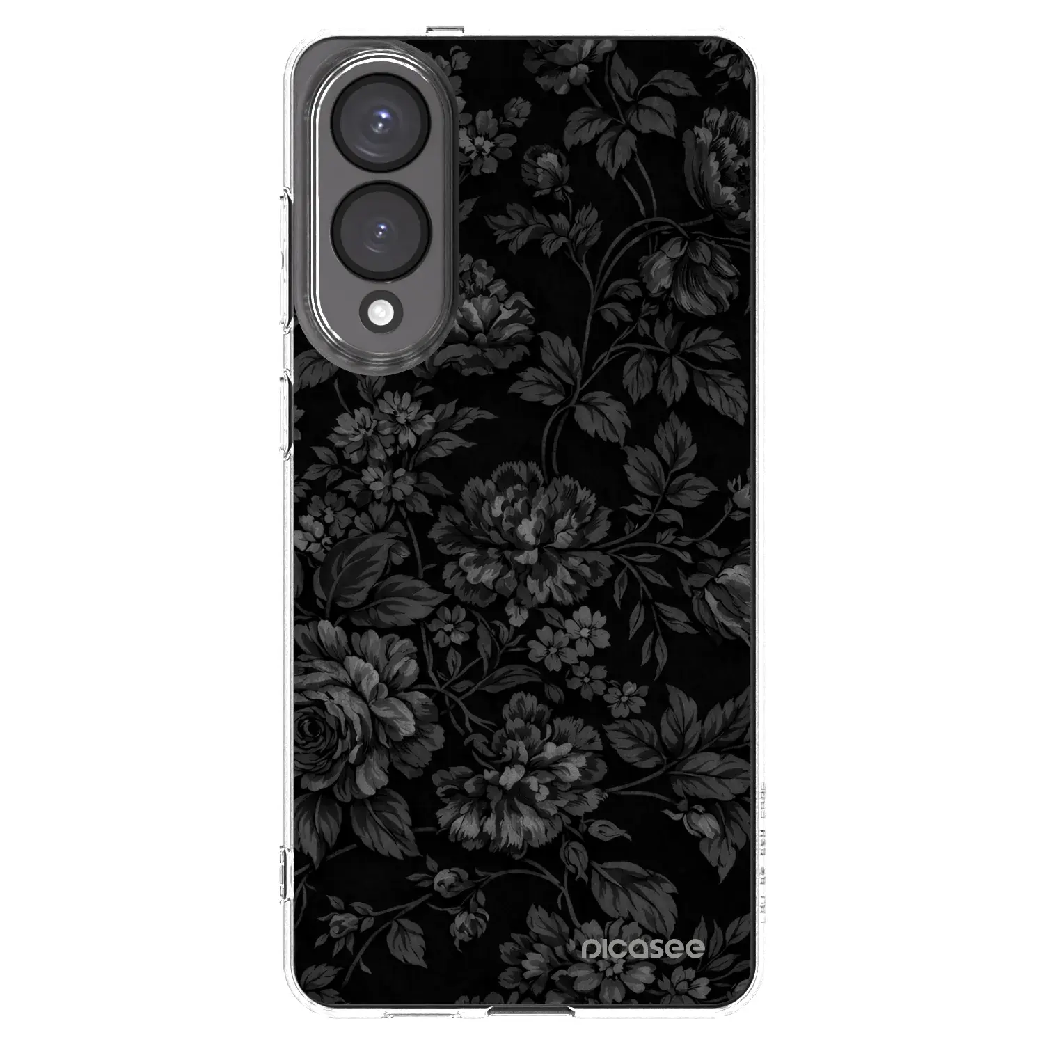 Silikonový průhledný obal pro Samsung Galaxy S25 Edge 5G - Dark Romance