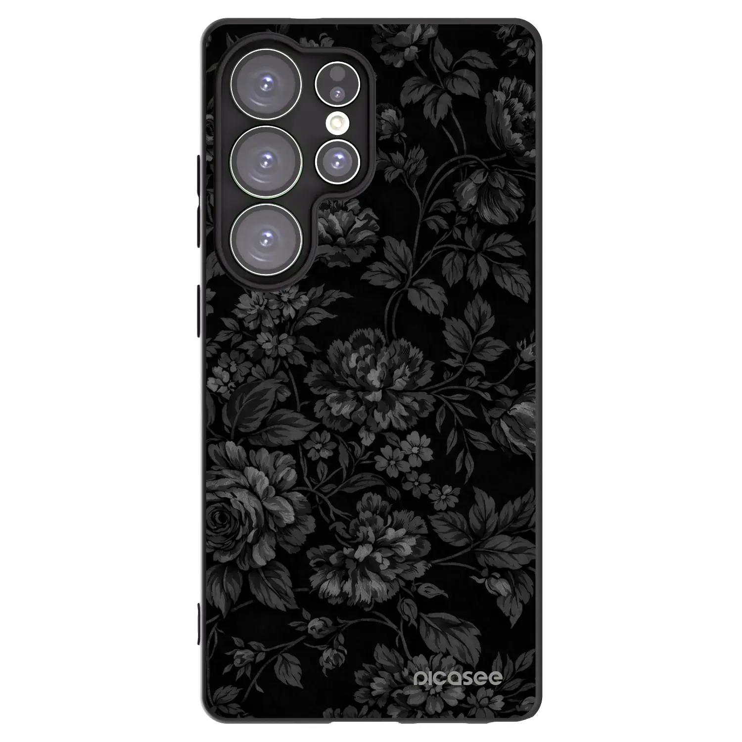 Silikonový černý obal pro Samsung Galaxy S25 Ultra 5G - Dark Romance
