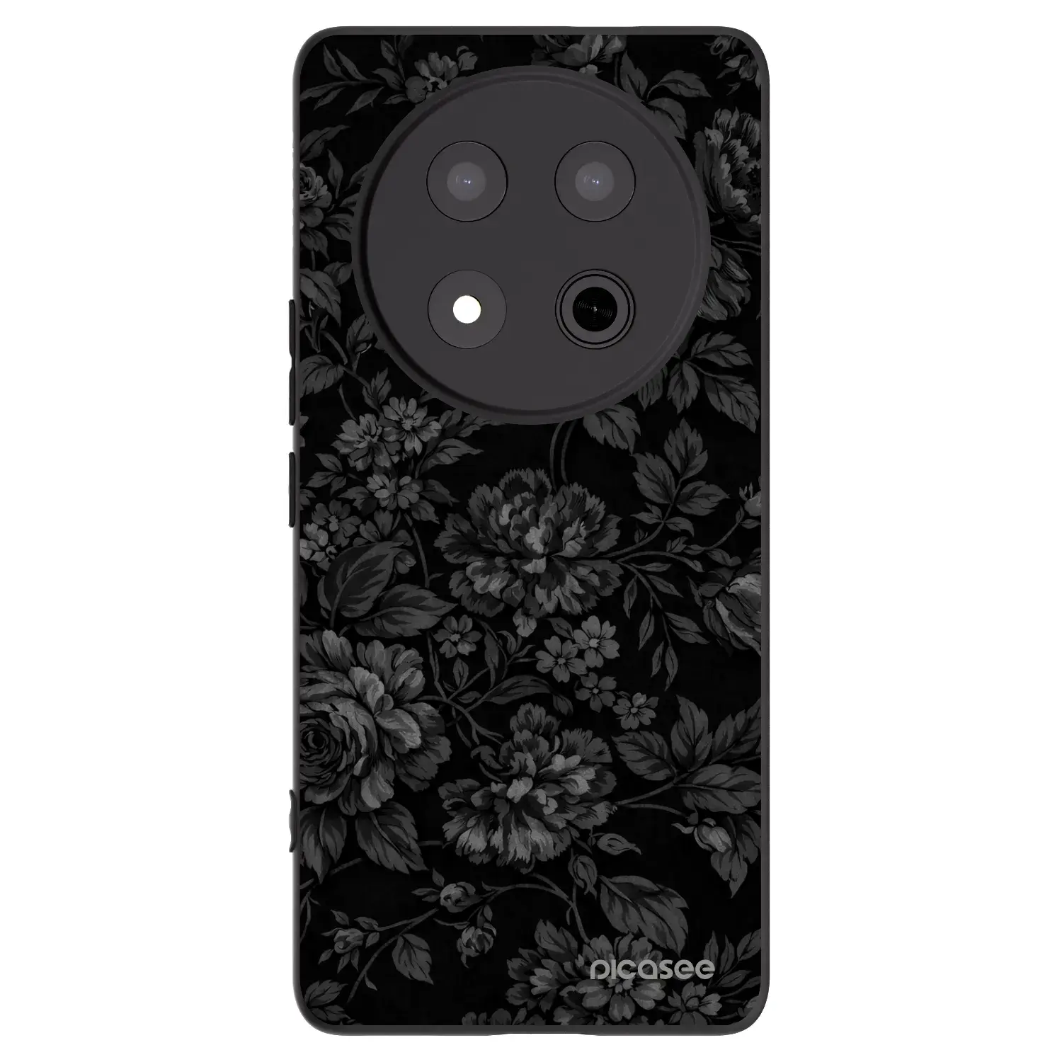 Silikonový černý obal pro Honor Magic7 Lite 5G - Dark Romance