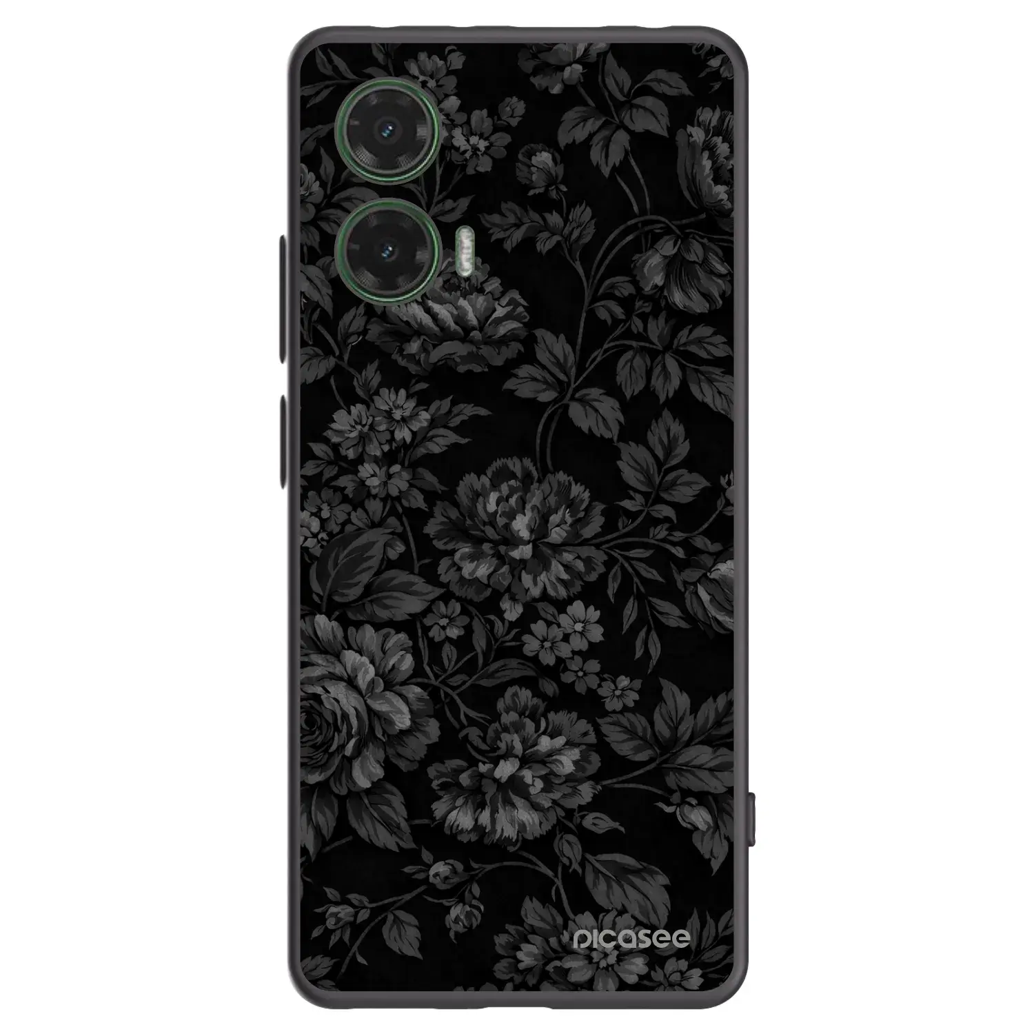 Silikonový černý obal pro Motorola Moto G35 5G - Dark Romance