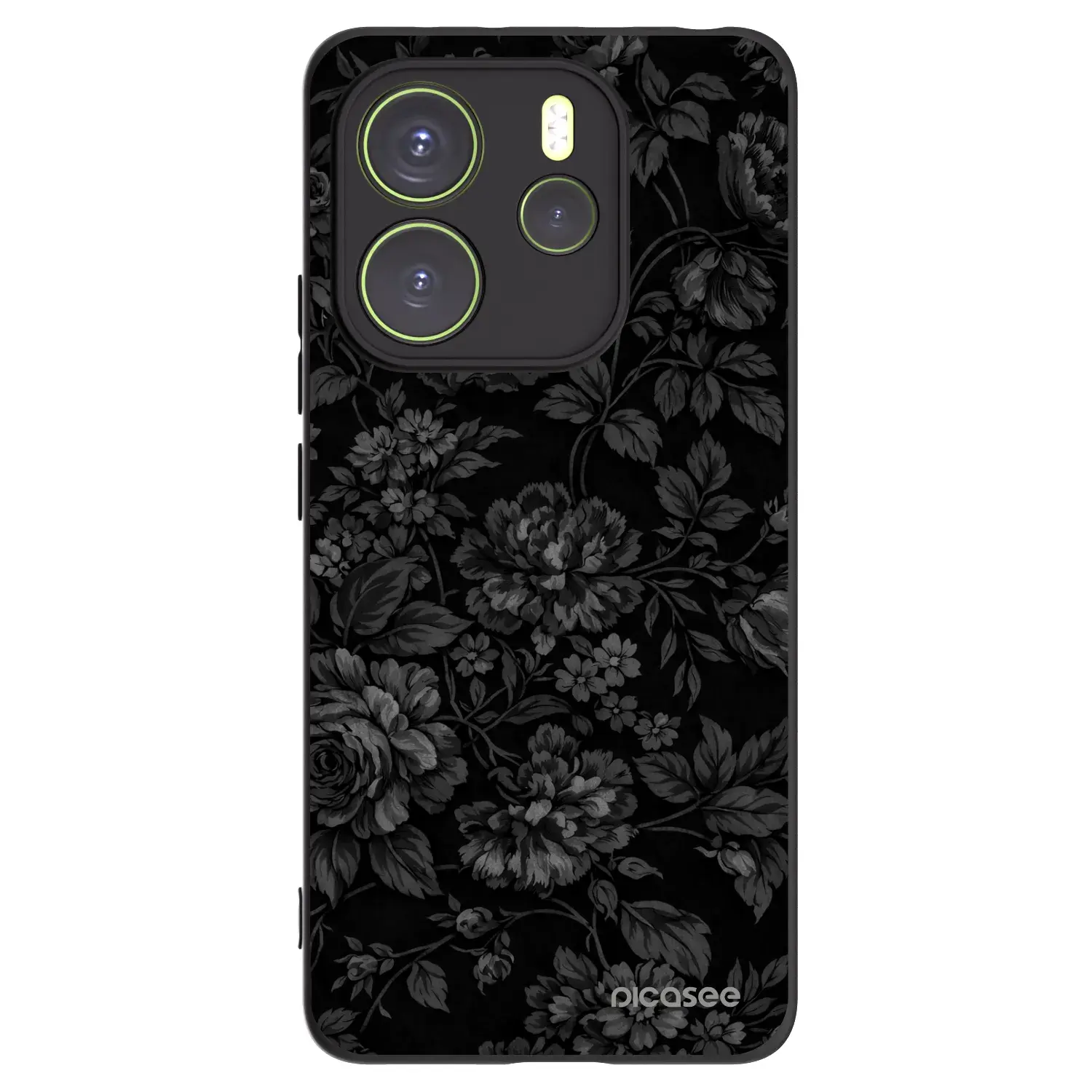 Silikonový černý obal pro Xiaomi Redmi Note 14 4G - Dark Romance