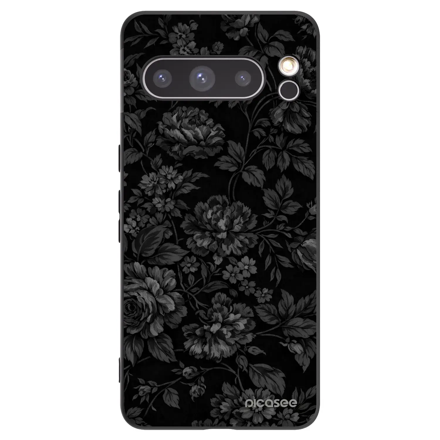 Silikonový černý obal pro Google Pixel 8 Pro - Dark Romance