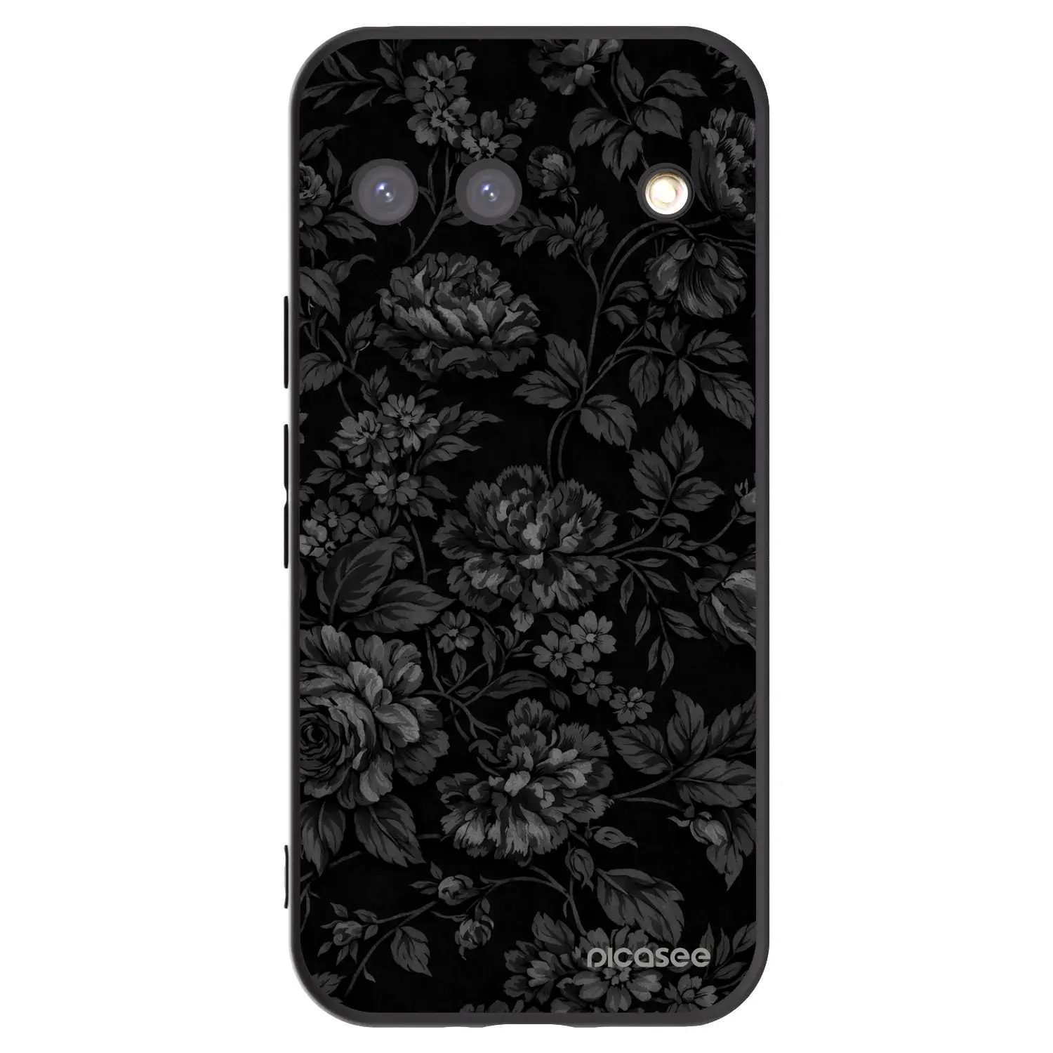 Silikonový černý obal pro Google Pixel 9 - Dark Romance