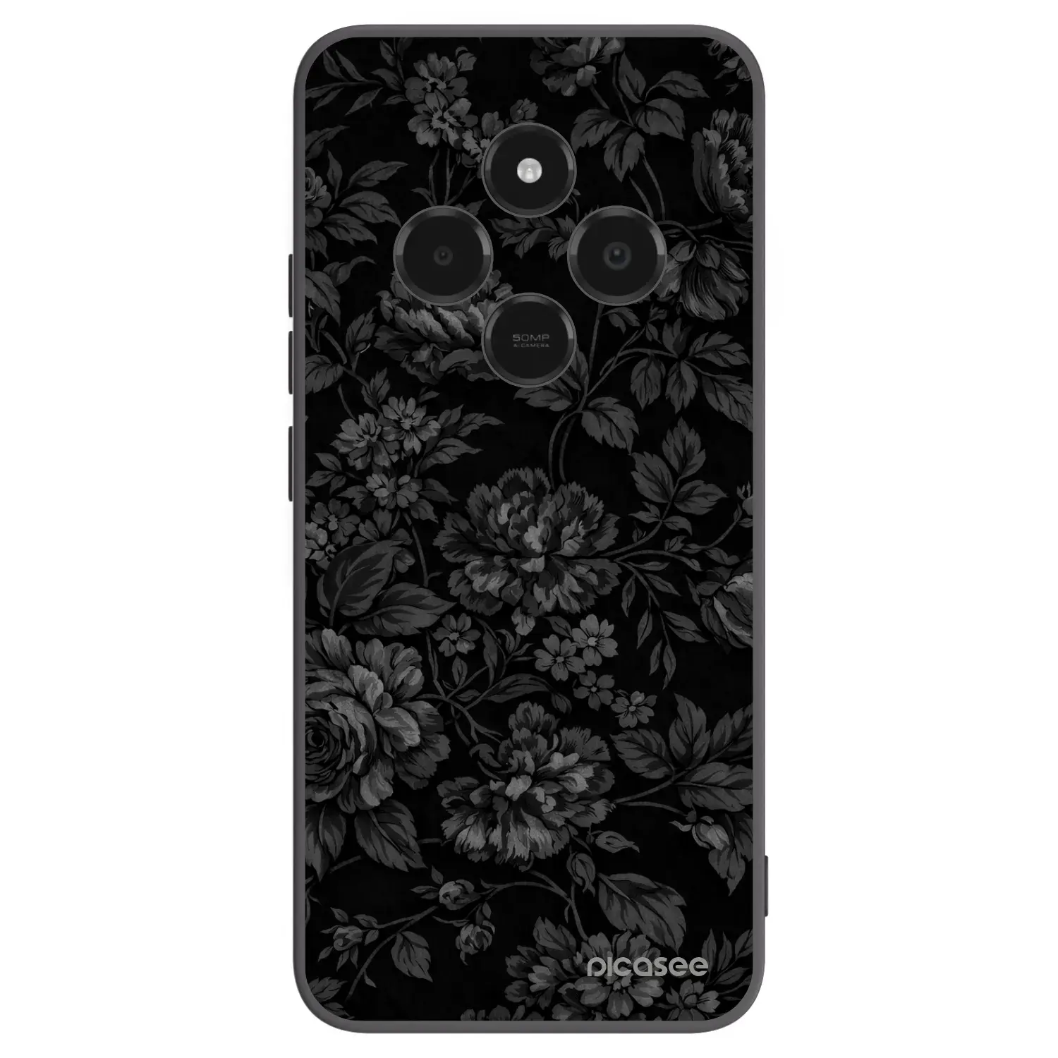 Silikonový černý obal pro Xiaomi Poco C75 - Dark Romance