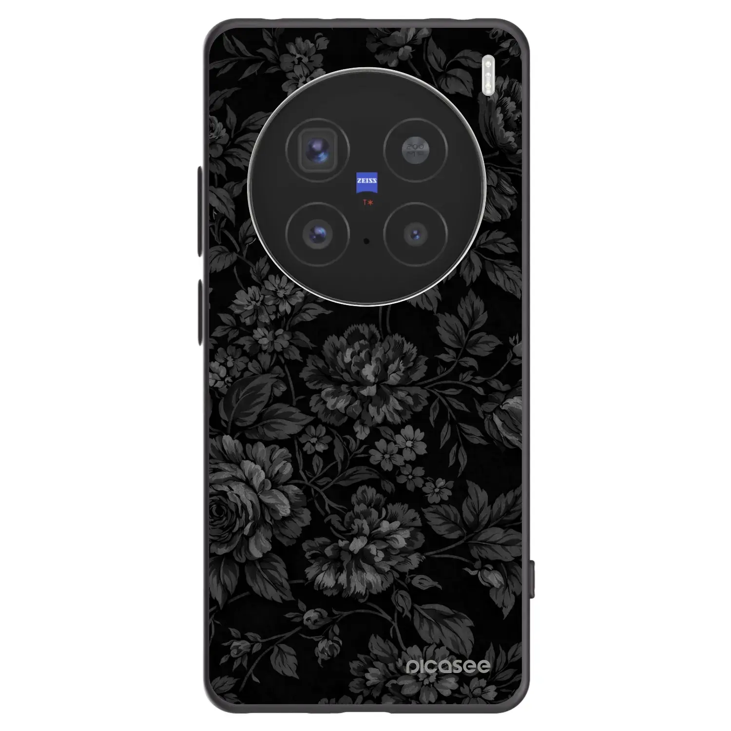 Silikonový černý obal pro Vivo X200 Pro - Dark Romance