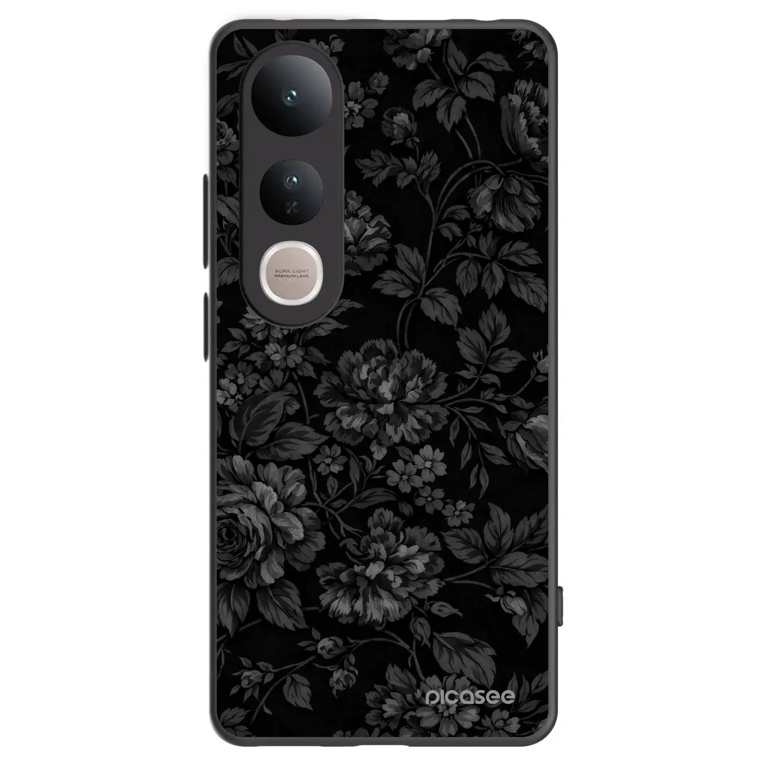 Silikonový černý obal pro Vivo V50 Lite 5G - Dark Romance