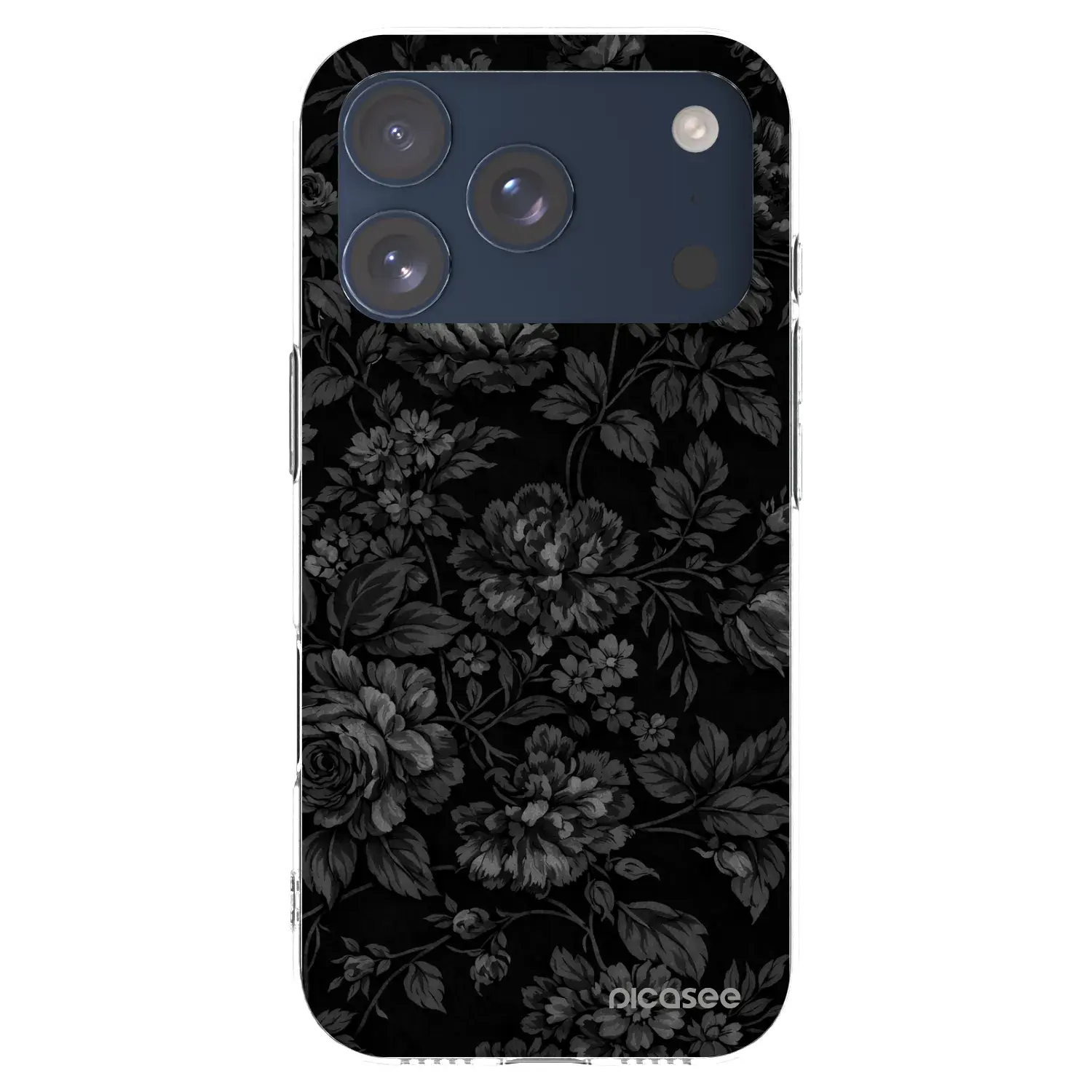 Silikonový průhledný obal pro Apple iPhone 17 Pro - Dark Romance