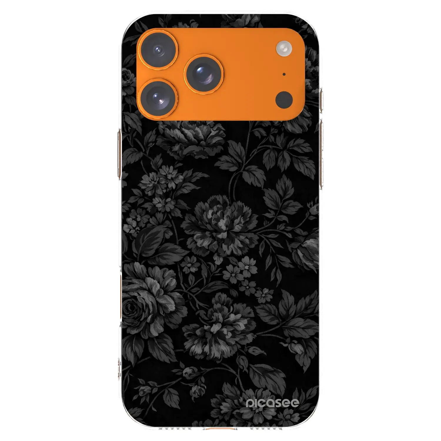 Silikonový průhledný obal pro Apple iPhone 17 Pro Max - Dark Romance