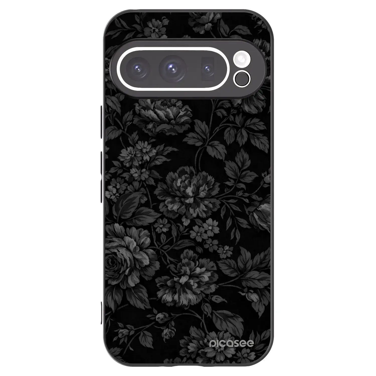 Silikonový černý obal pro Google Pixel 9 Pro XL - Dark Romance