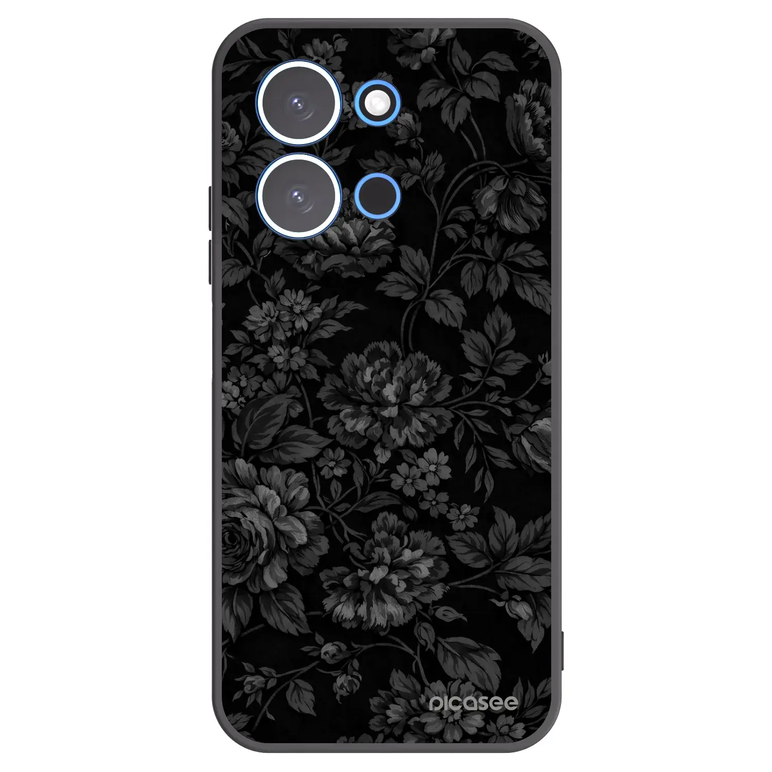 Silikonový černý obal pro Xiaomi Redmi 15C 4G - Dark Romance