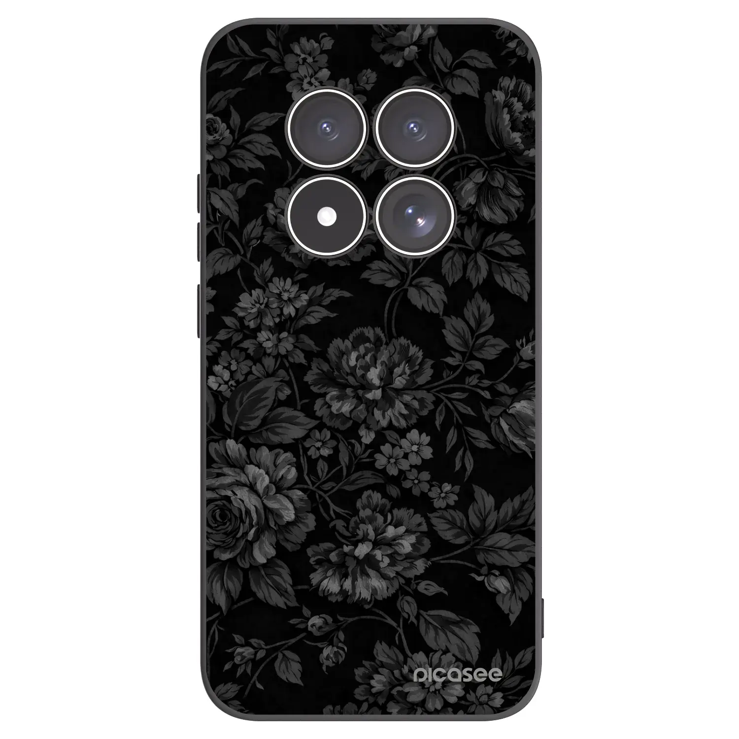 Silikonový černý obal pro Xiaomi Redmi Note 15 Pro 4G - Dark Romance