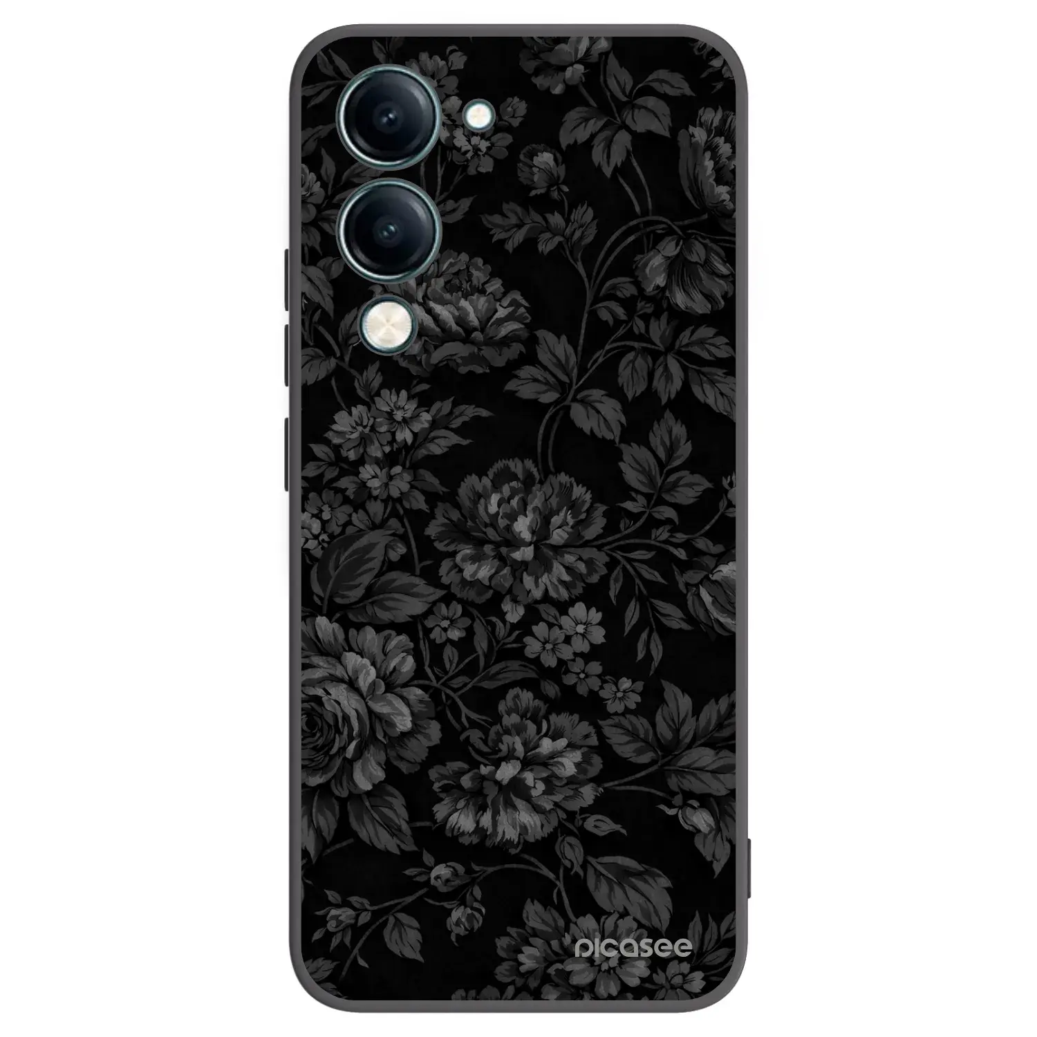 Silikonový černý obal pro Vivo Y29s 5G - Dark Romance