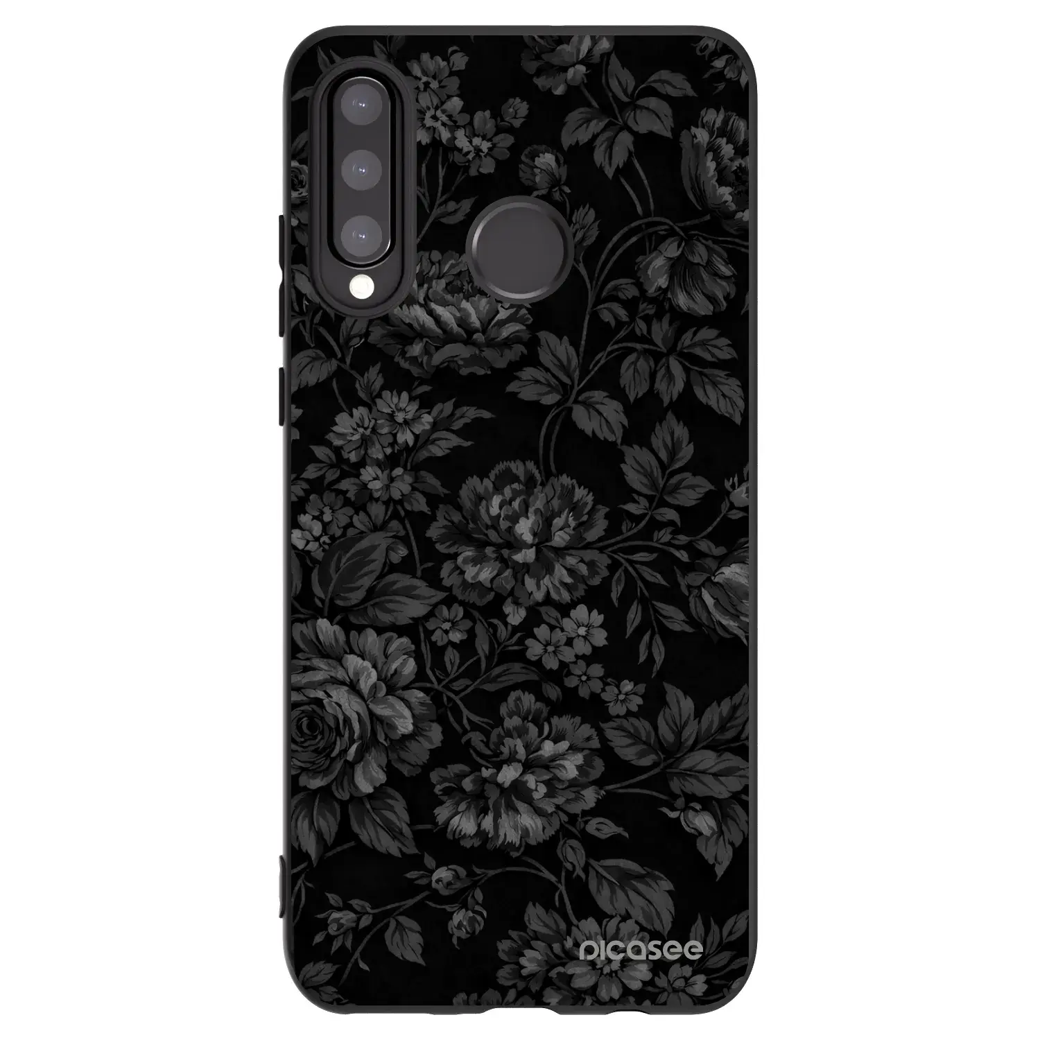 Silikonový černý obal pro Huawei P30 Lite - Dark Romance
