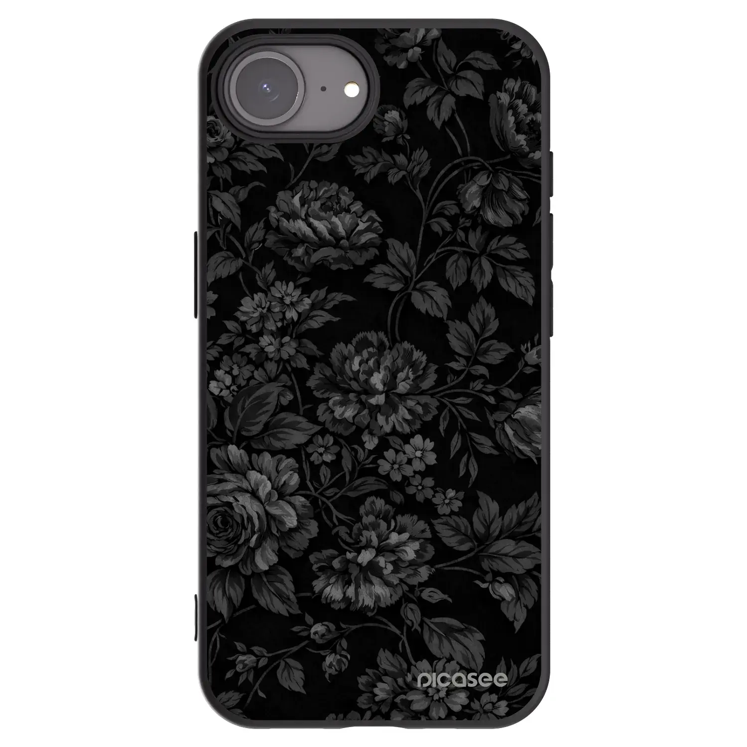 Silikonový černý obal pro Apple iPhone 17e - Dark Romance