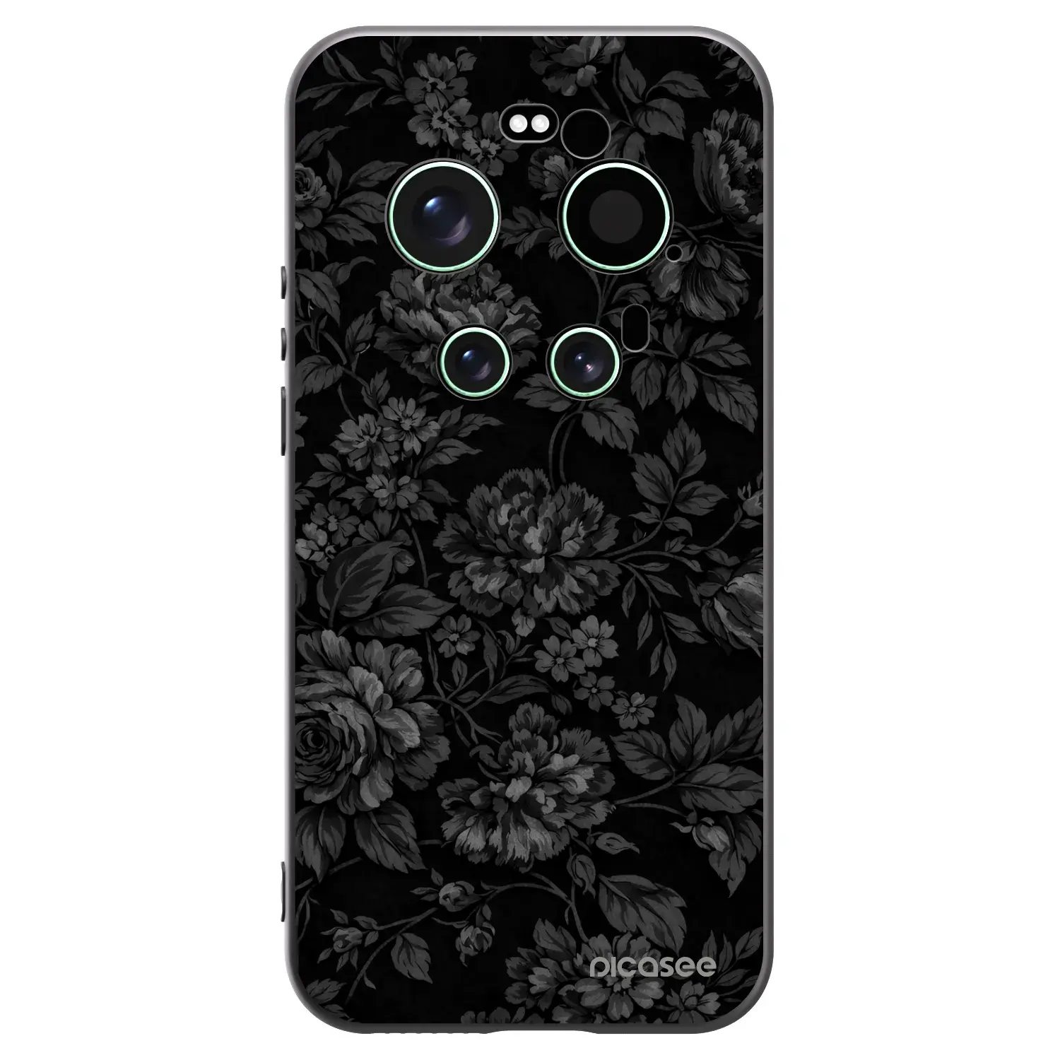 Silikonový černý obal pro Xiaomi 17 Ultra - Dark Romance