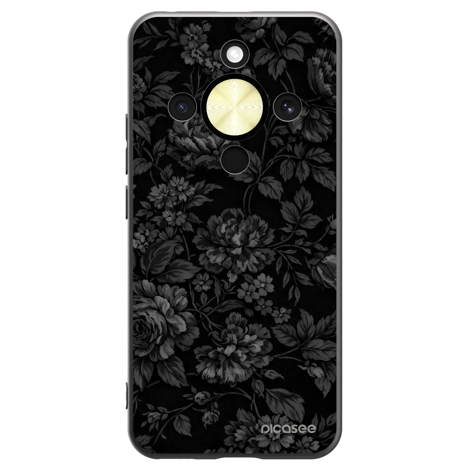 Silikonový černý obal pro Honor Magic8 Lite 5G - Dark Romance