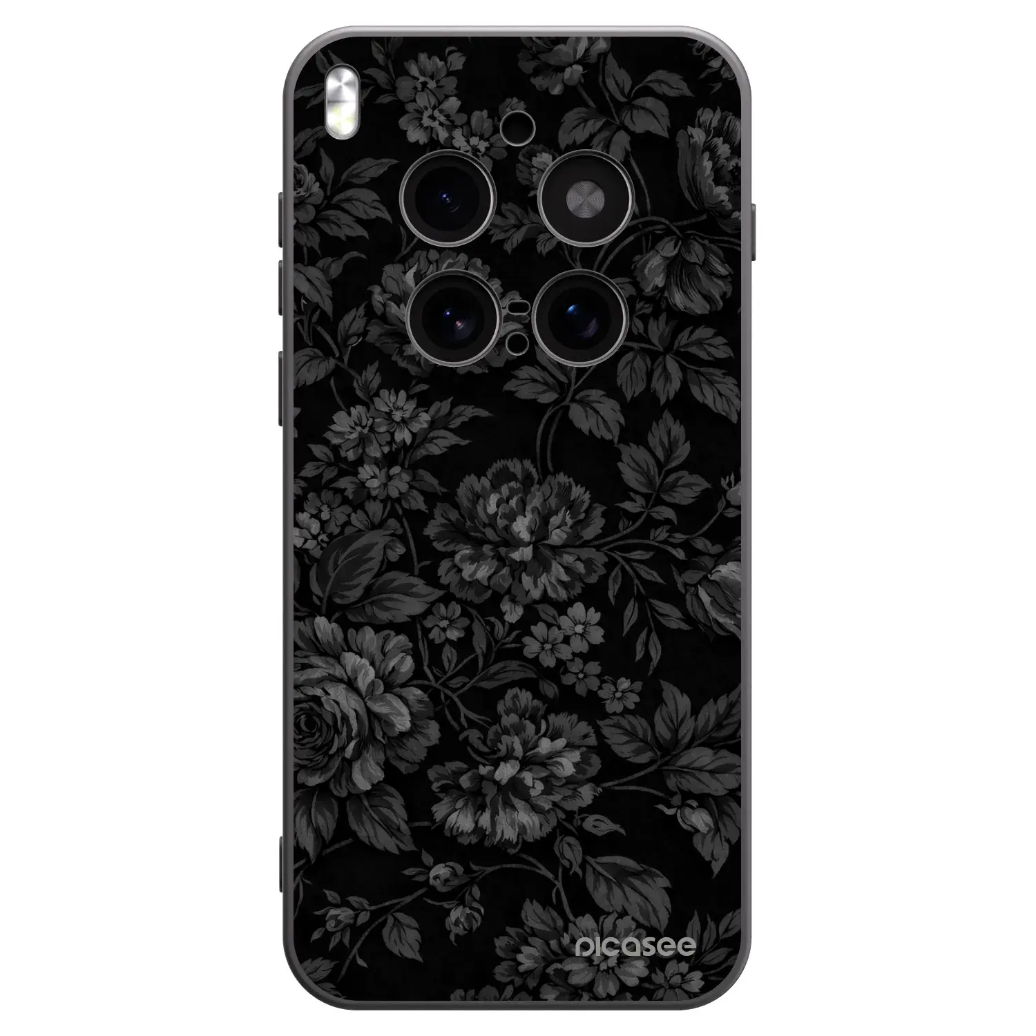 Silikonový černý obal pro Vivo X300 Pro - Dark Romance
